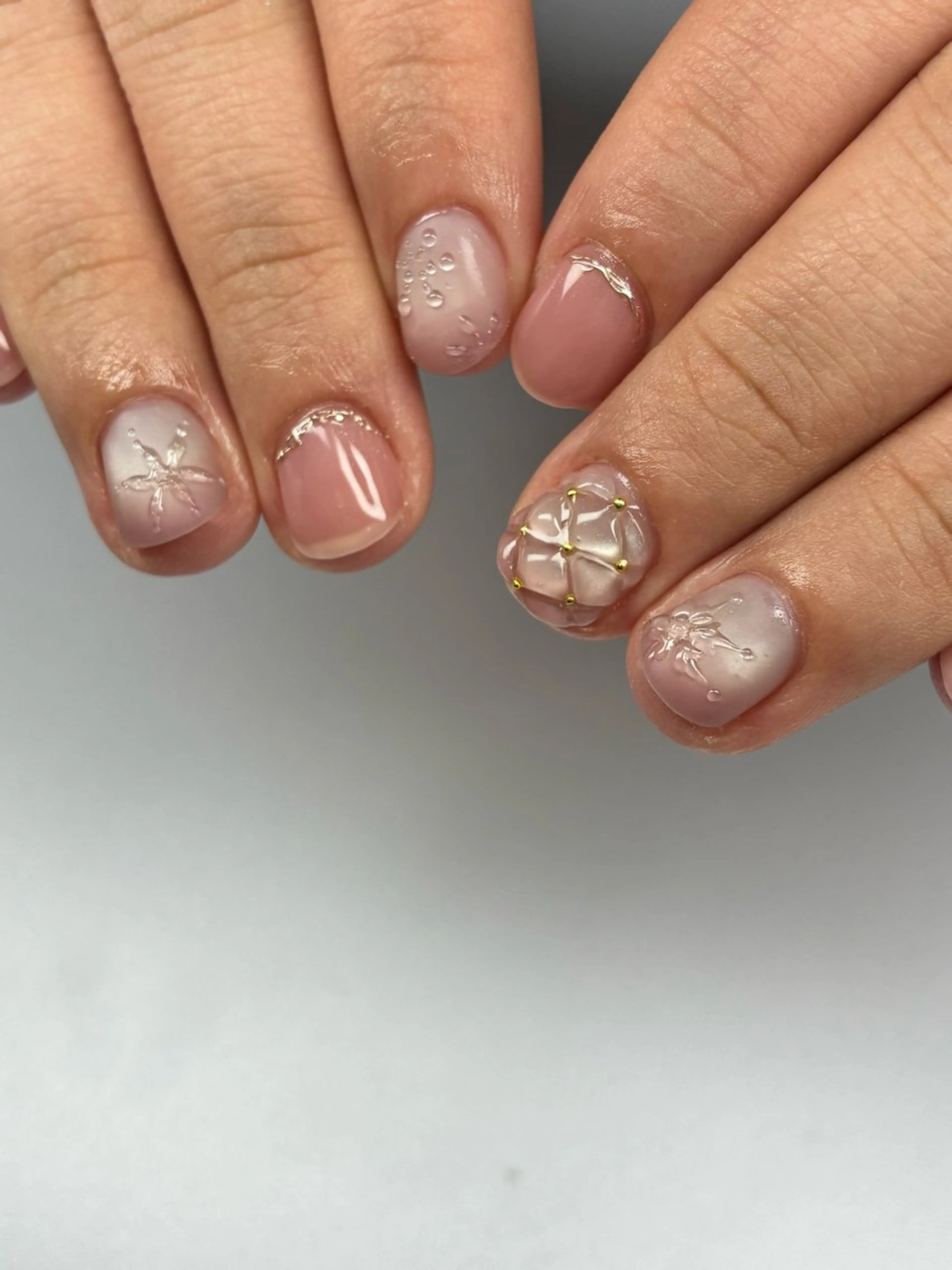 ネイル 冬ネイル MIKA 🍊のネイルデザイン