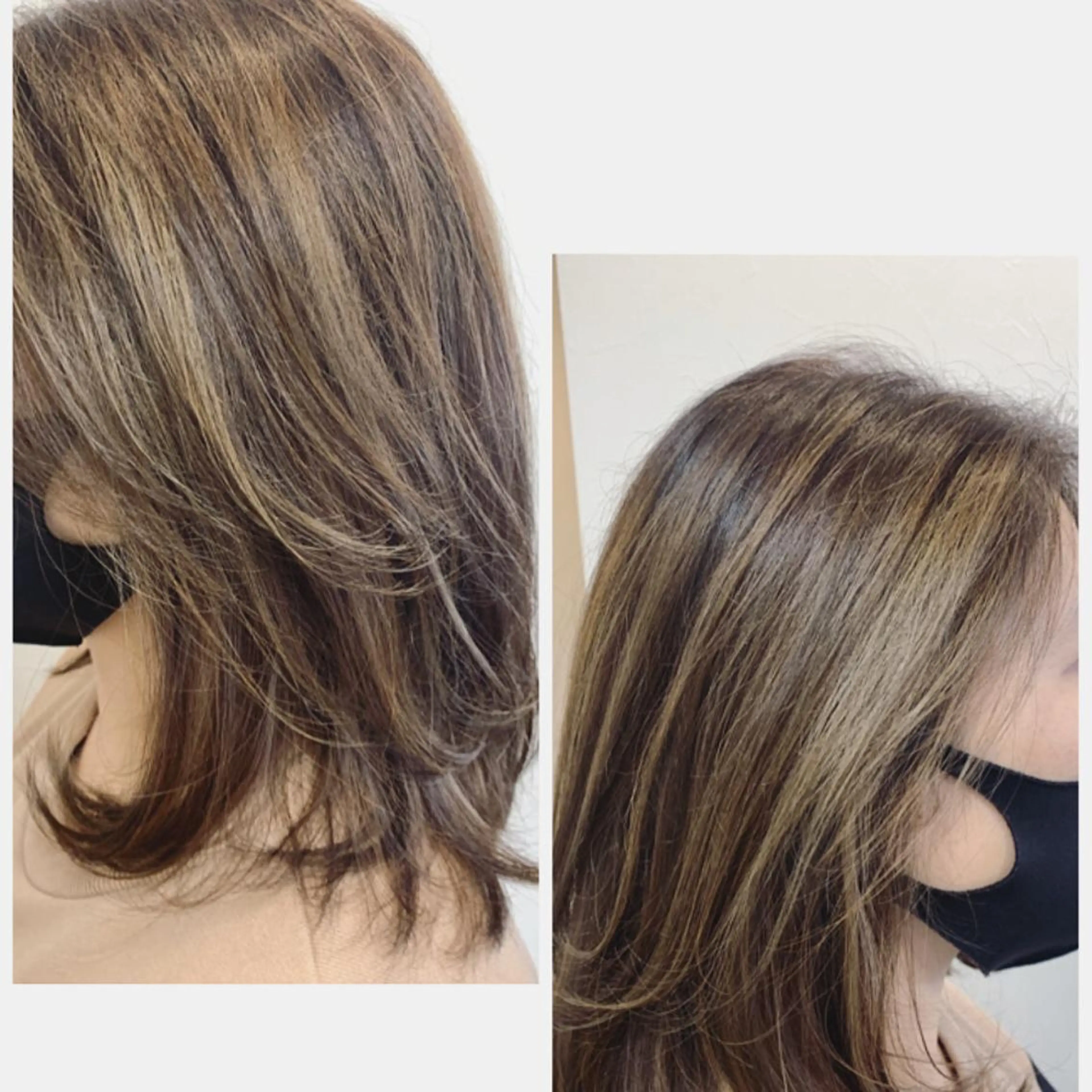 ミディアム カラー 小林 由里香のヘアスタイル