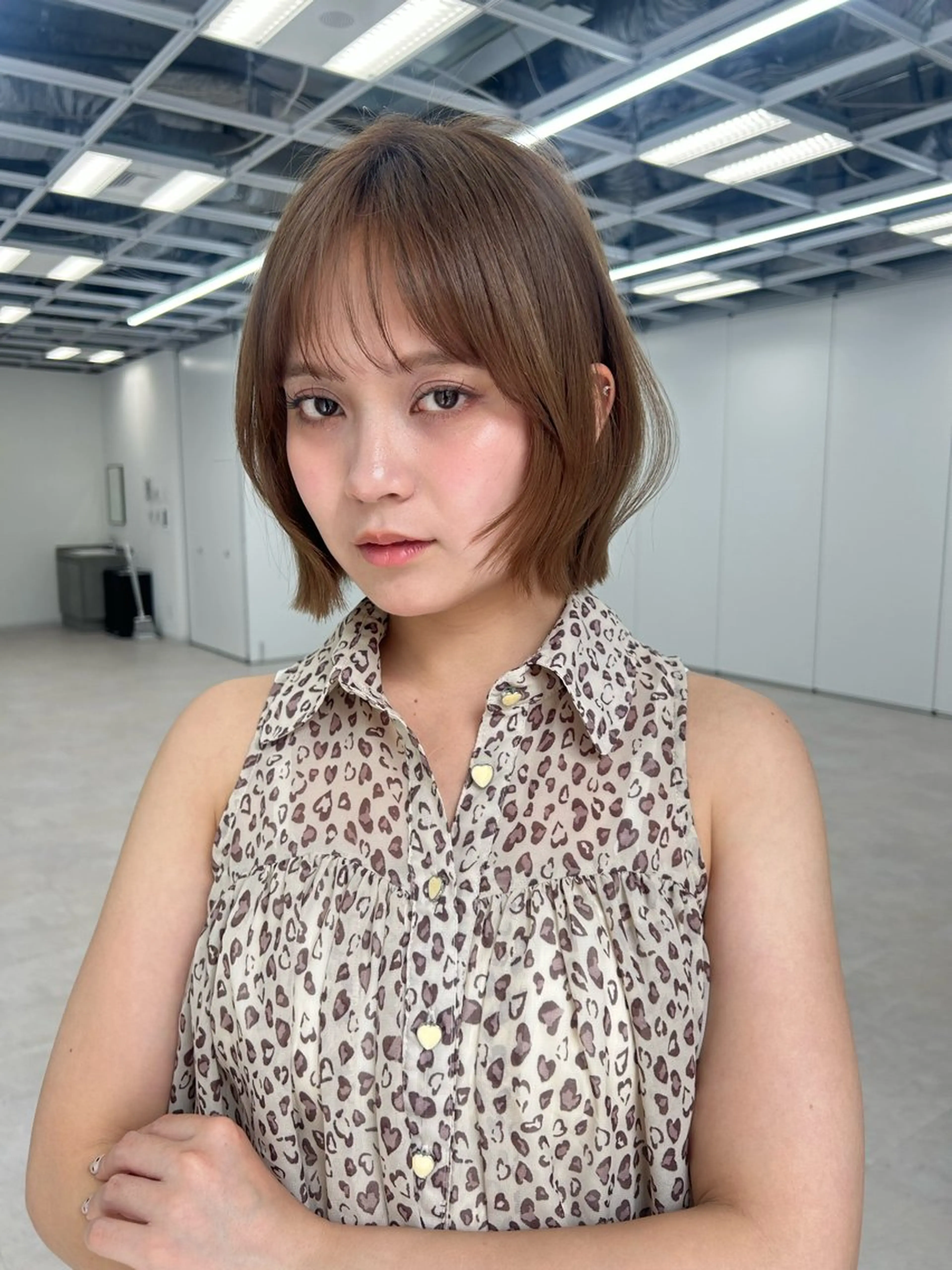 ミディアム ヘアカラー 艶カラー🐳🫧 サヤカ ✰︎のヘアスタイル