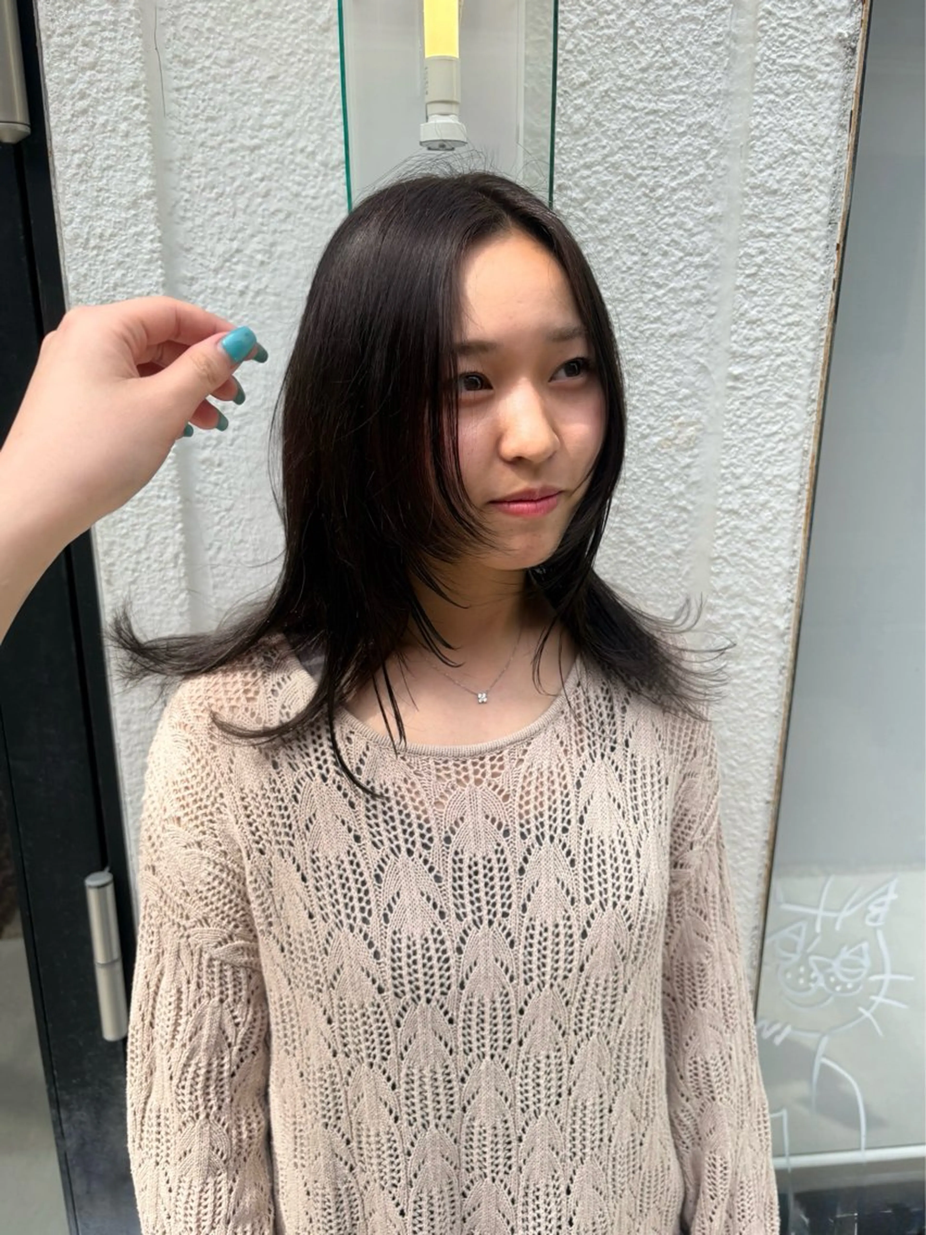 セミロング カラー レイヤーカット momo / カラー、カットモデルのヘアスタイル