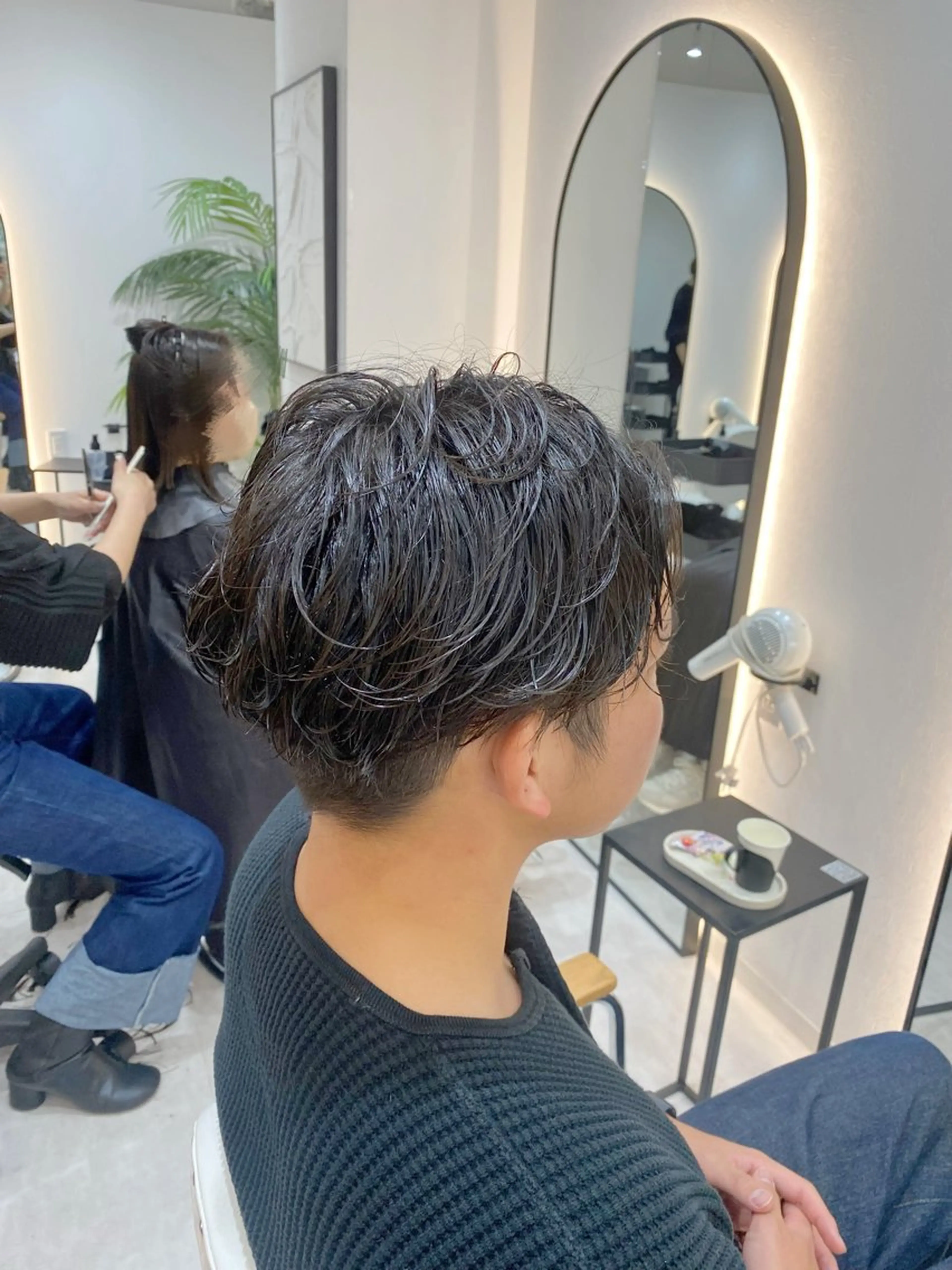 ミディアム ミディアムパーマ 艶髪・透明感カラー・ 韓国ヘア・Yuriのヘアスタイル