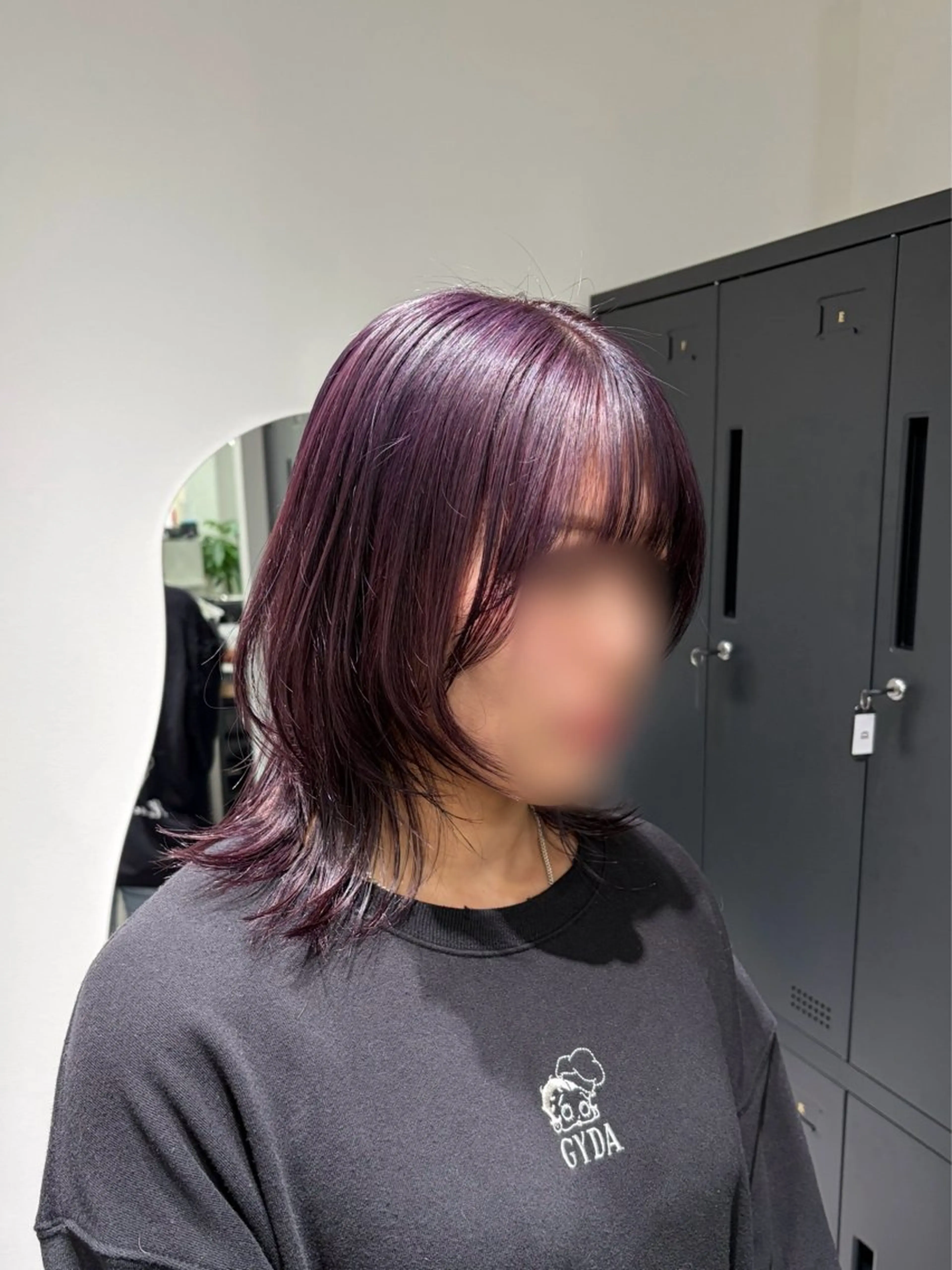 ミディアム カラー ヘアカラー limitみづき🌙 パーマのヘアスタイル