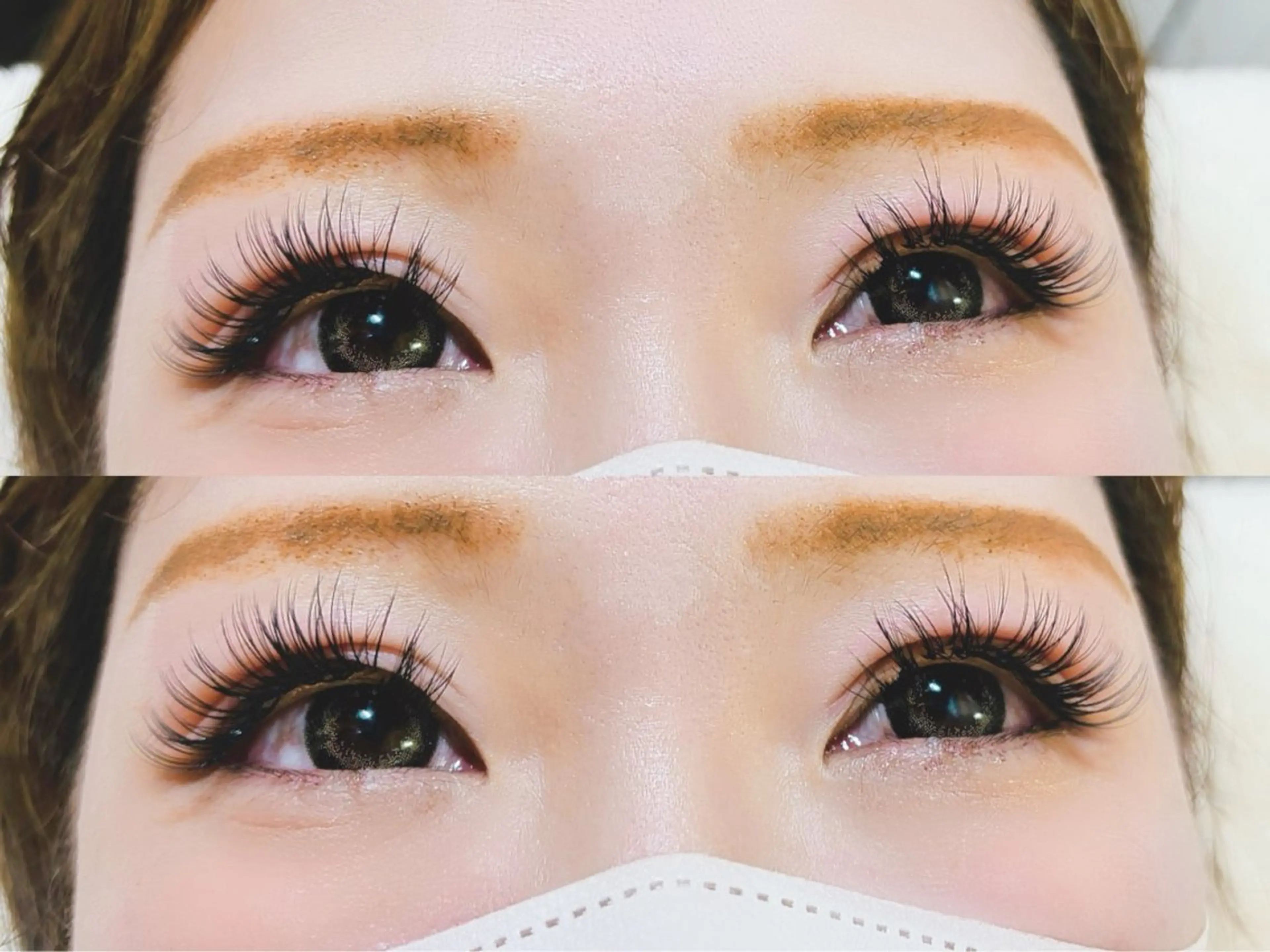 マツエク・マツパ 付け放題 バインドロック 束感まつ毛 フラットラッシュ パリジェンヌラッシュリフト マツエク リナ アメ村のマツエク・マツパデザイン