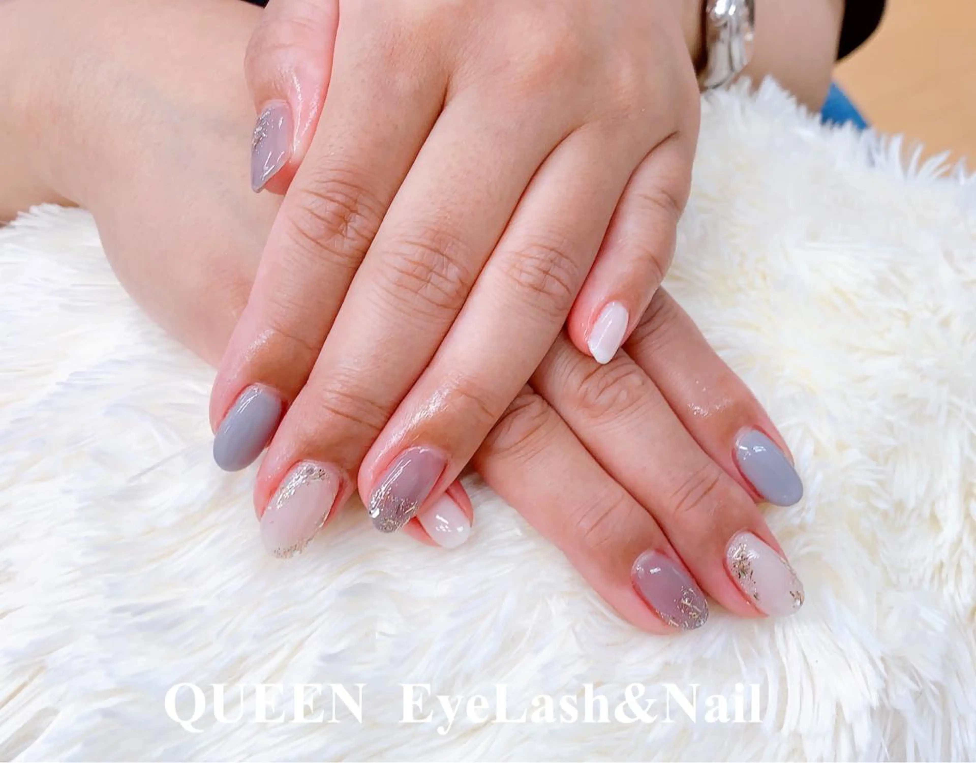 ミディアム カラー ネイル ハンドネイル Bloom Nail 桜井のネイルデザイン