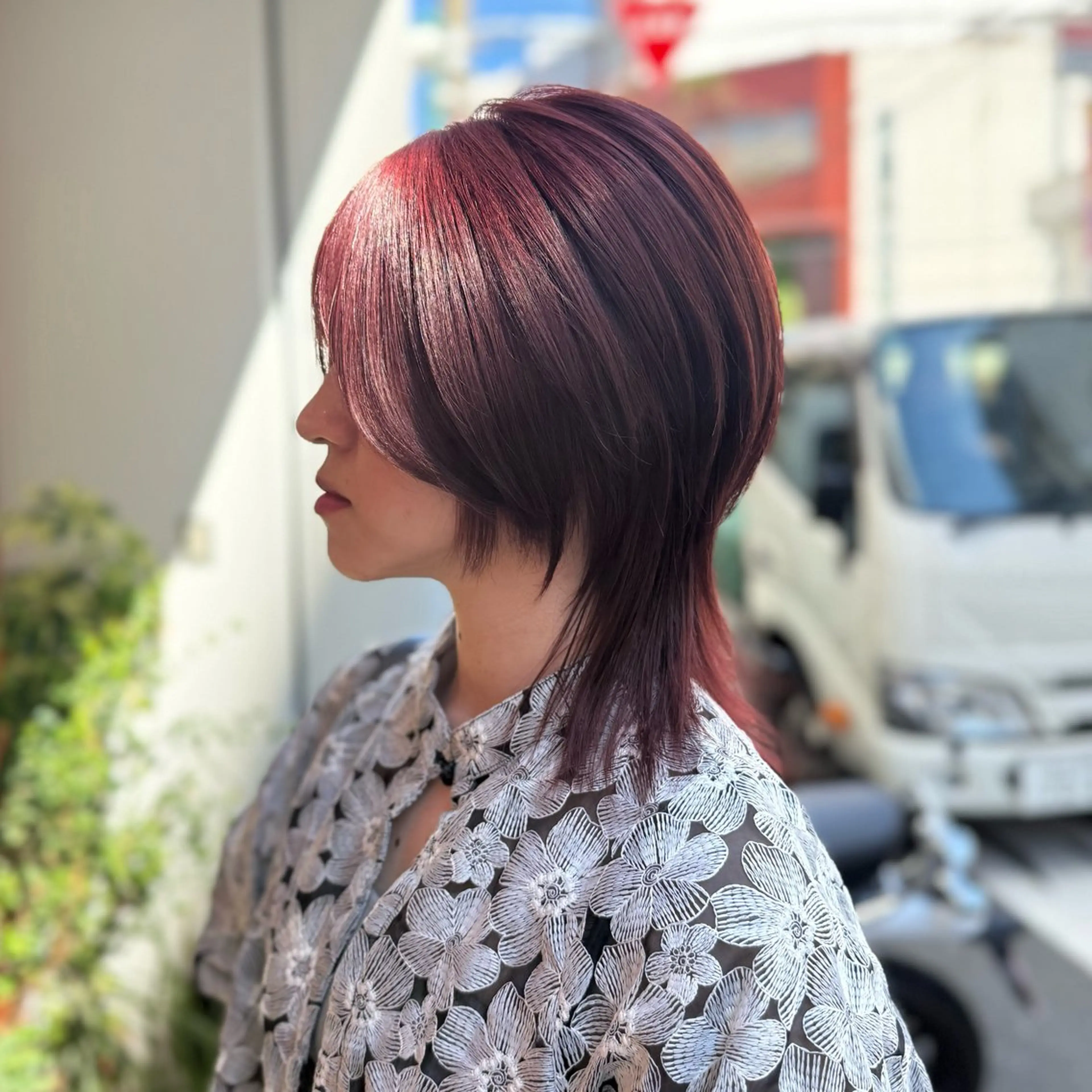 ミディアム カット のん/ショートカット /南堀江のヘアスタイル