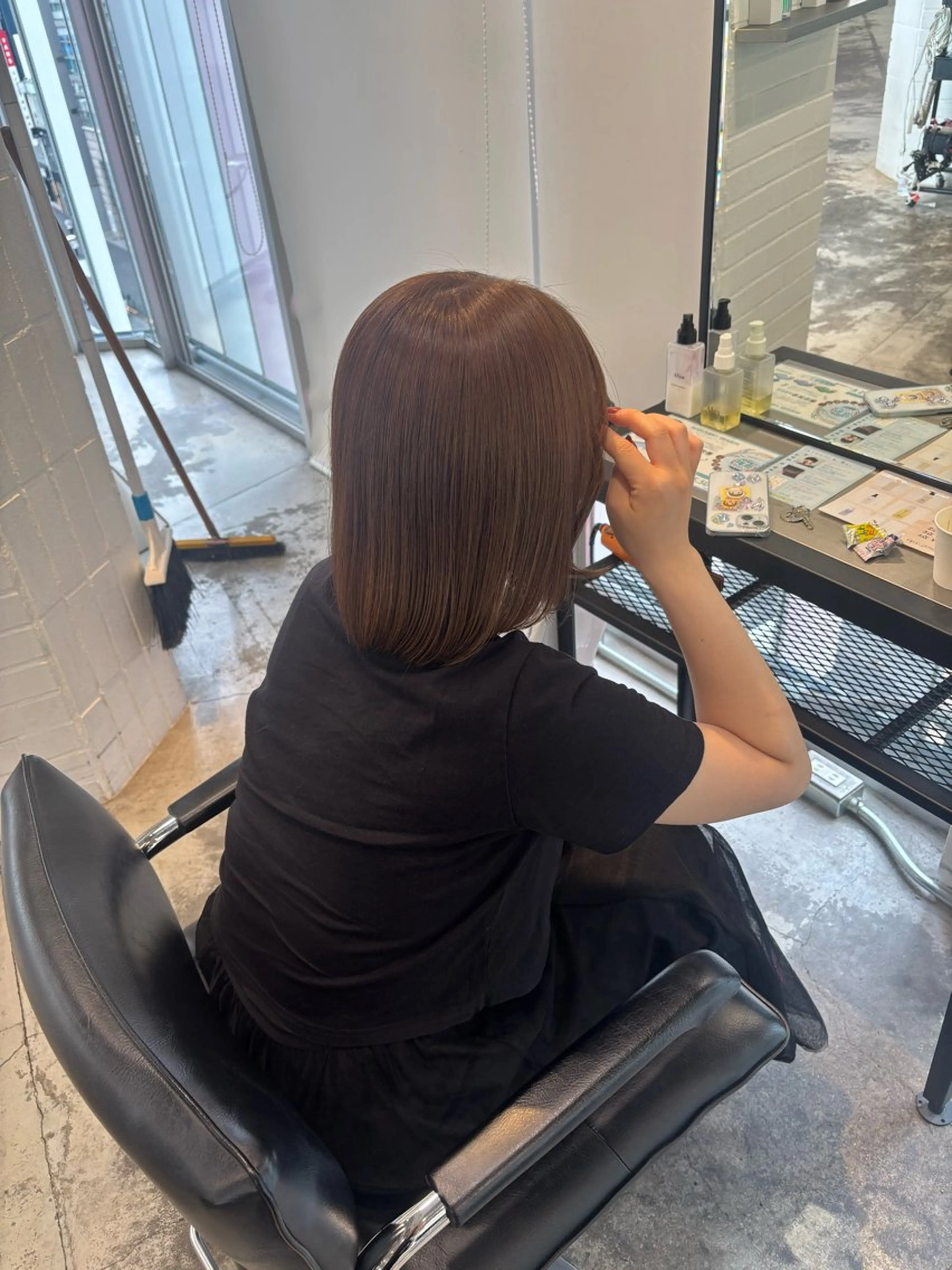 ショート カラー ベージュカラー ブラウンカラー オレンジ オレンジブラウン レイヤー sala 推しカラー職人🎀のヘアスタイル