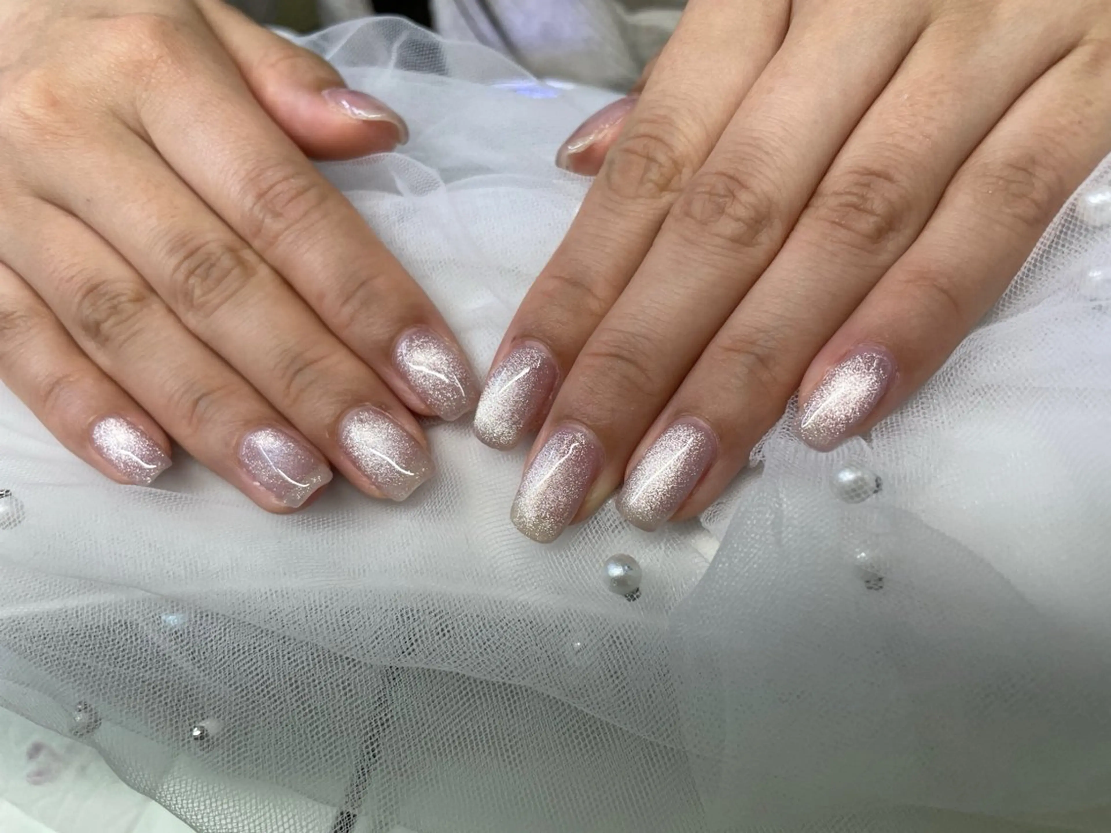 ネイル マグネットネイル マグネットワンカラー ワンカラーネイル ノーラスリエン所属 SATOYAMAのネイルデザイン