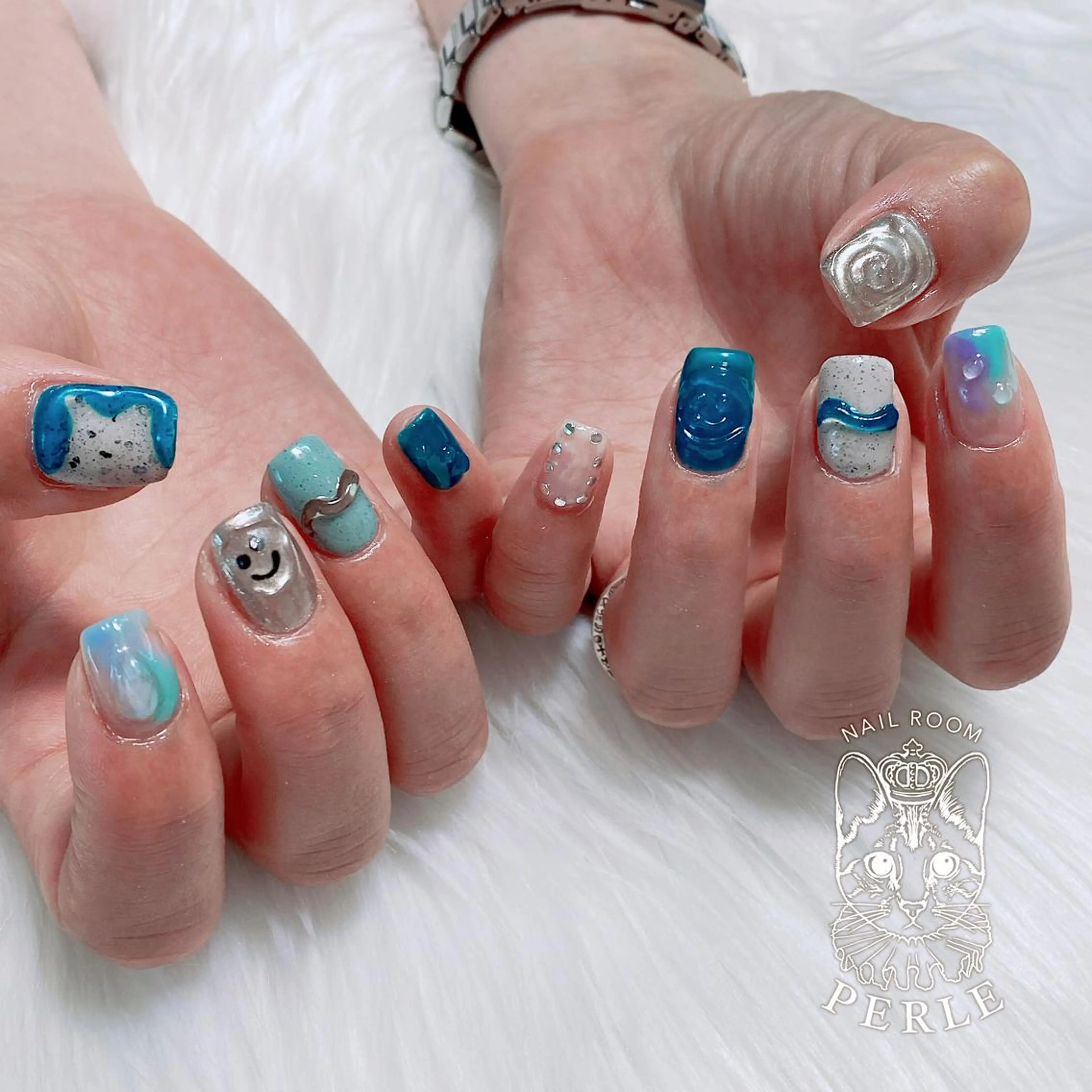 ネイル ハンドネイル nail room Perleのネイルデザイン