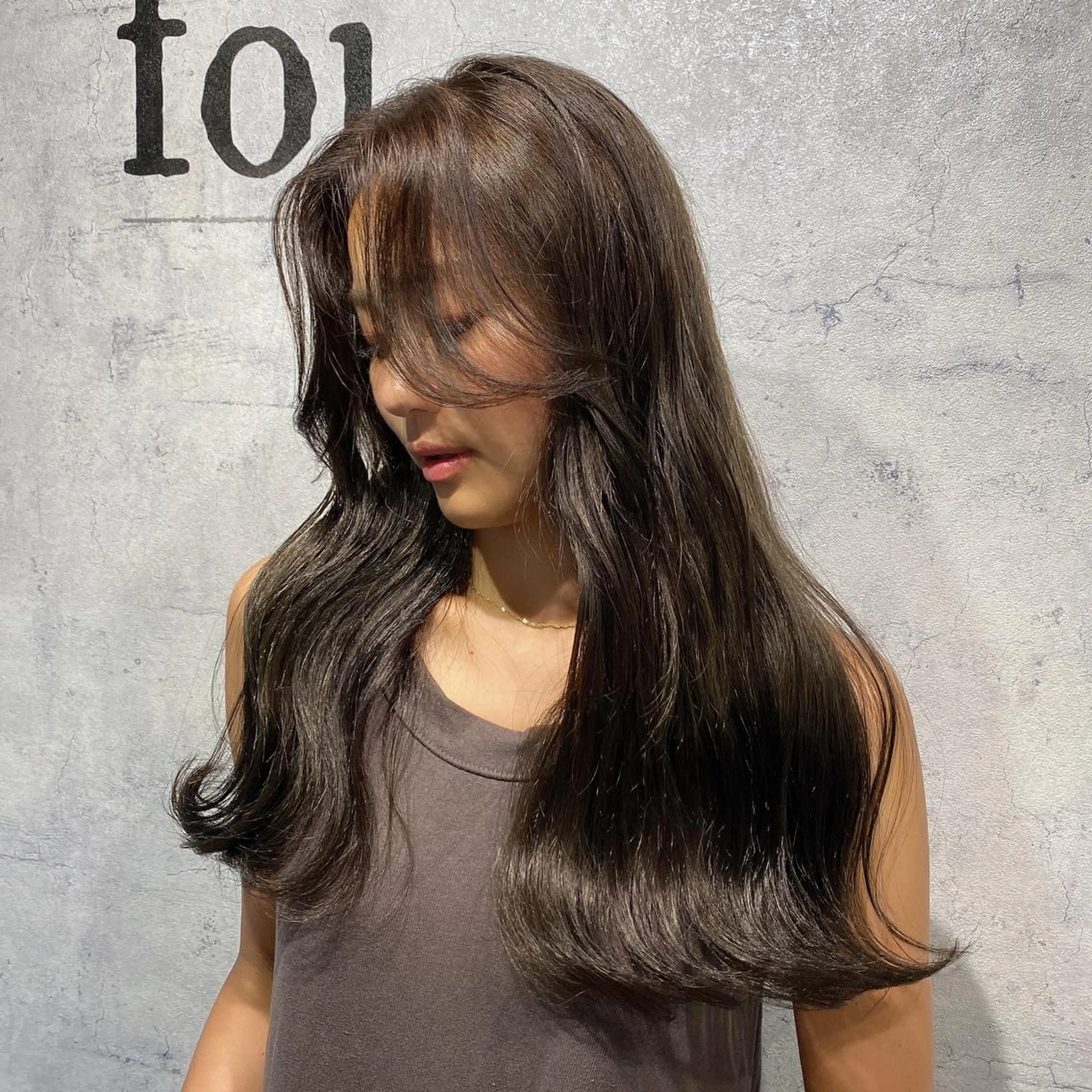 ロング カラー カット ヘアカラー トリートメント 韓国レイヤー/ 顔周り💕田中将吾のヘアスタイル