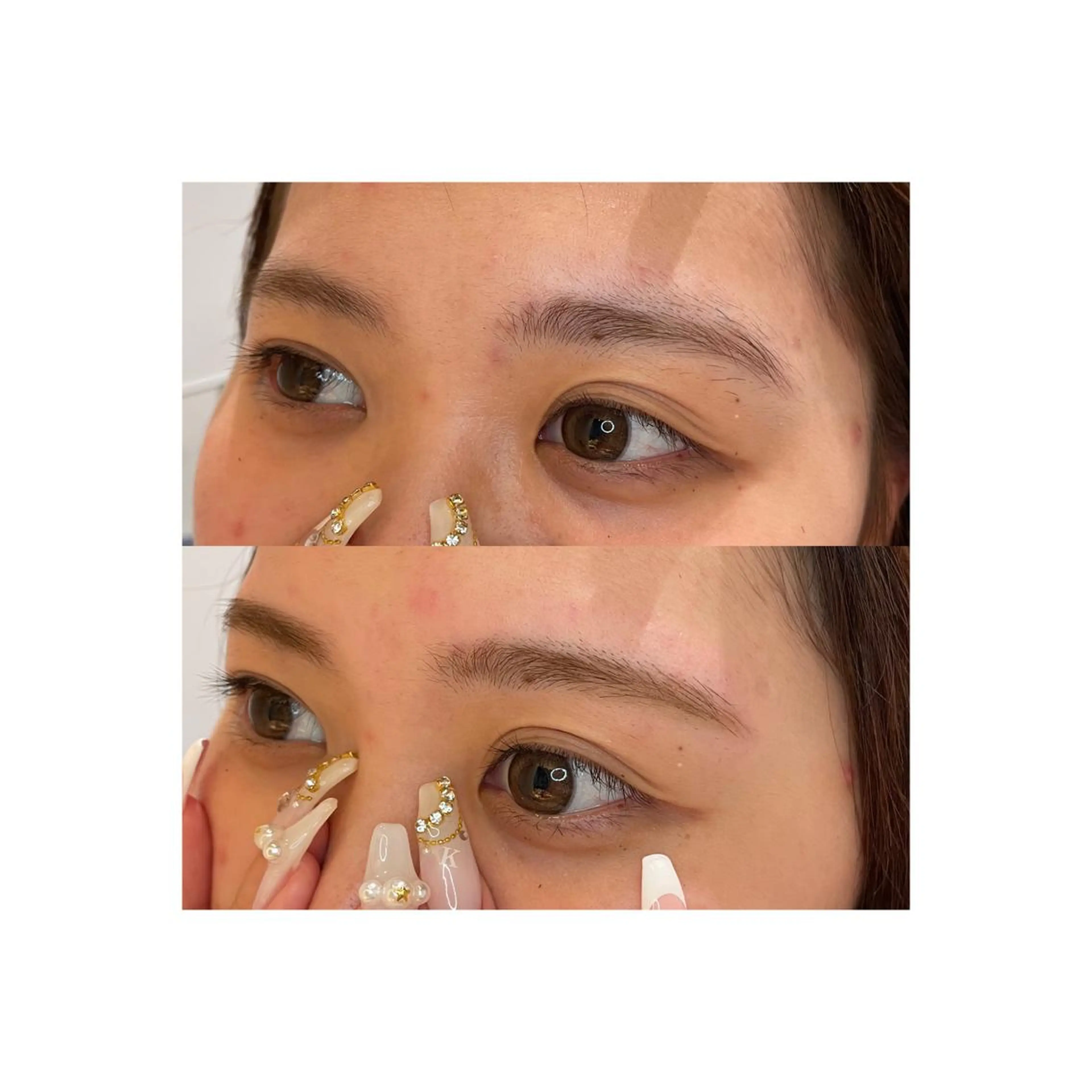 アイブロウ メンズアイブロウ miu. ボブ/透け感カラーのヘアスタイル