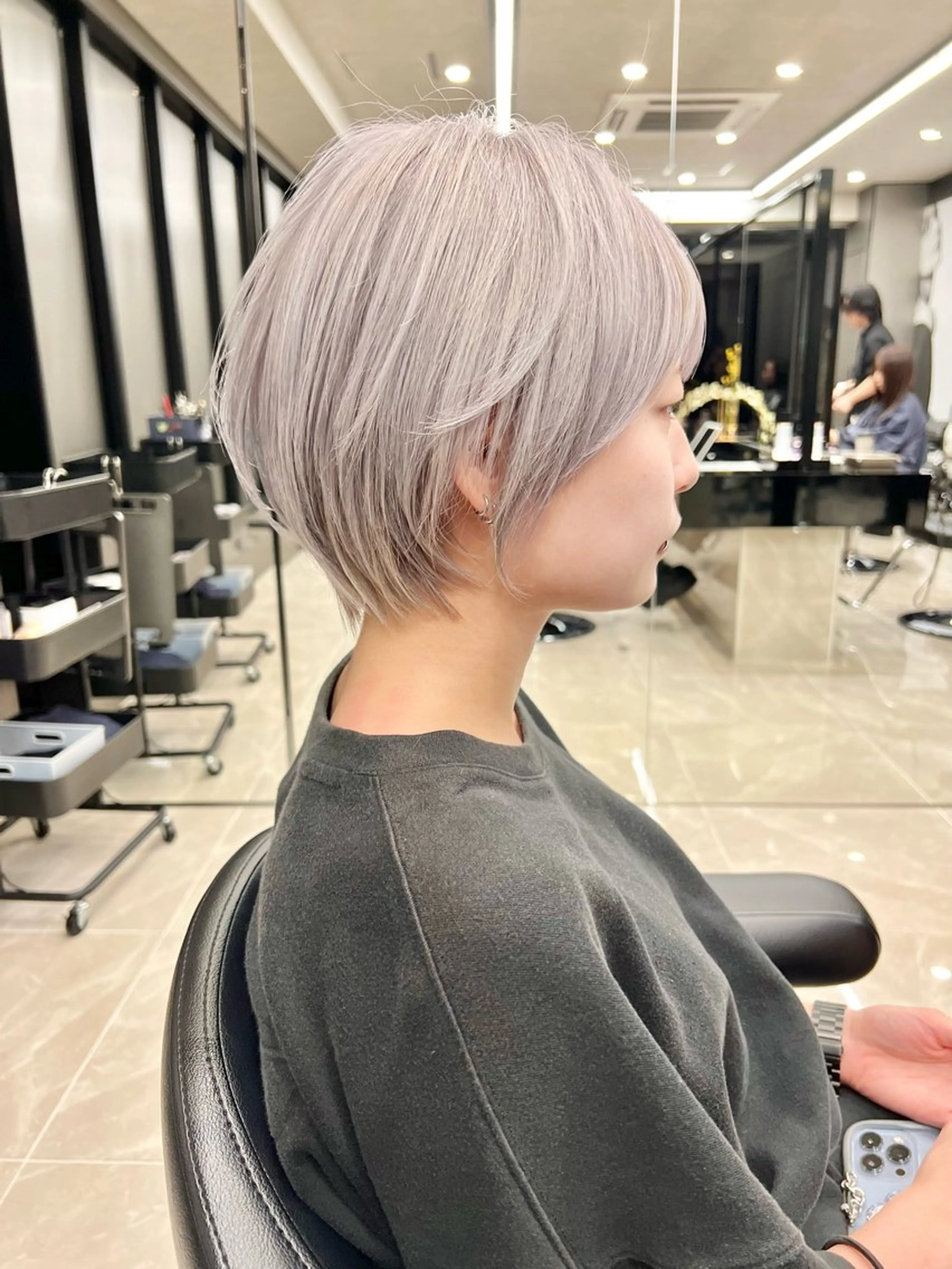 ショート カラー カット ヘアカラー トリートメント LA KING GINZA TOKYO所属・🧡ショートの達人 🧡SHOのヘアスタイル
