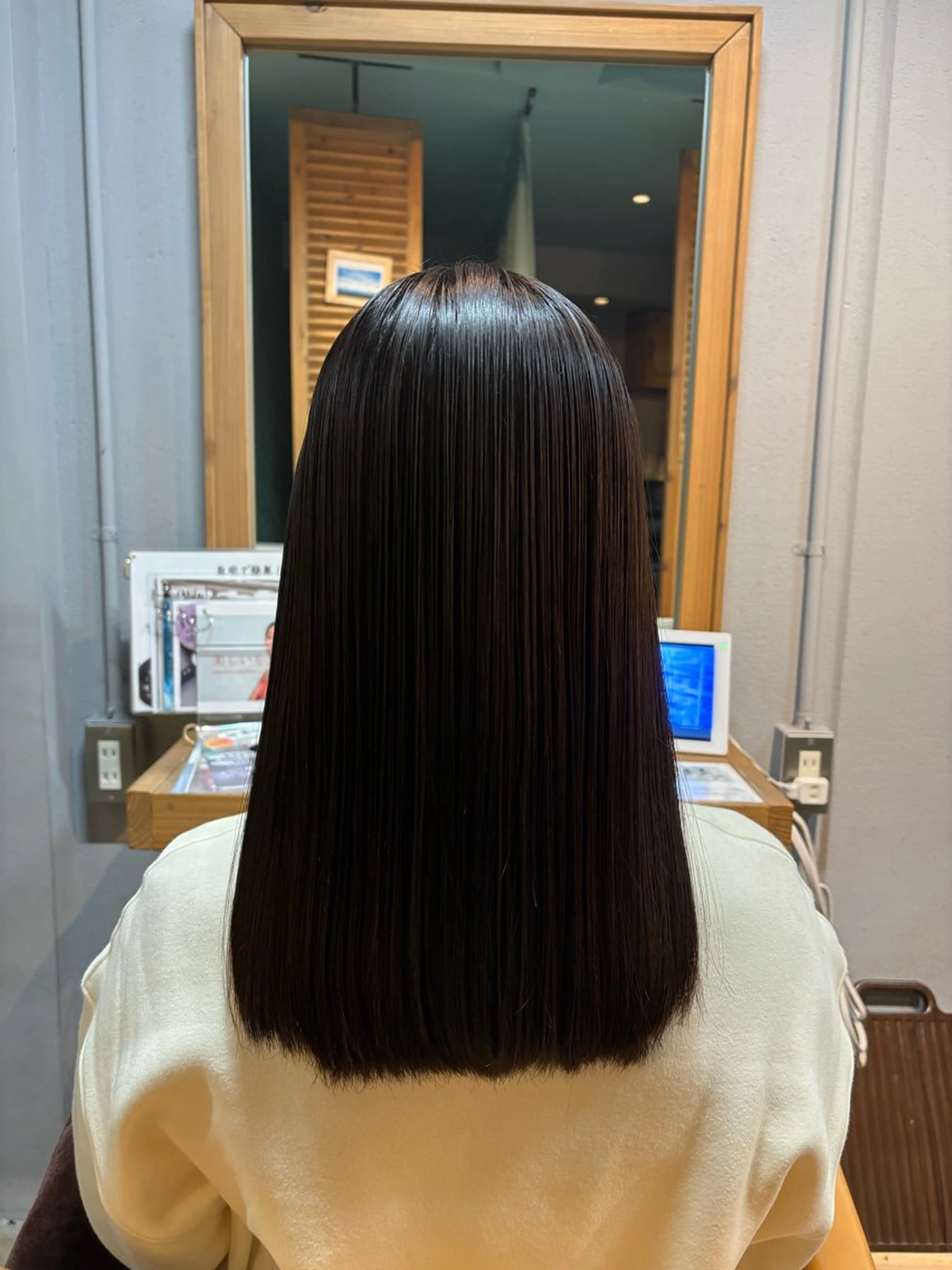 セミロング 恵比寿/髪質改善/ レイヤー/羽立蔵之助のヘアスタイル