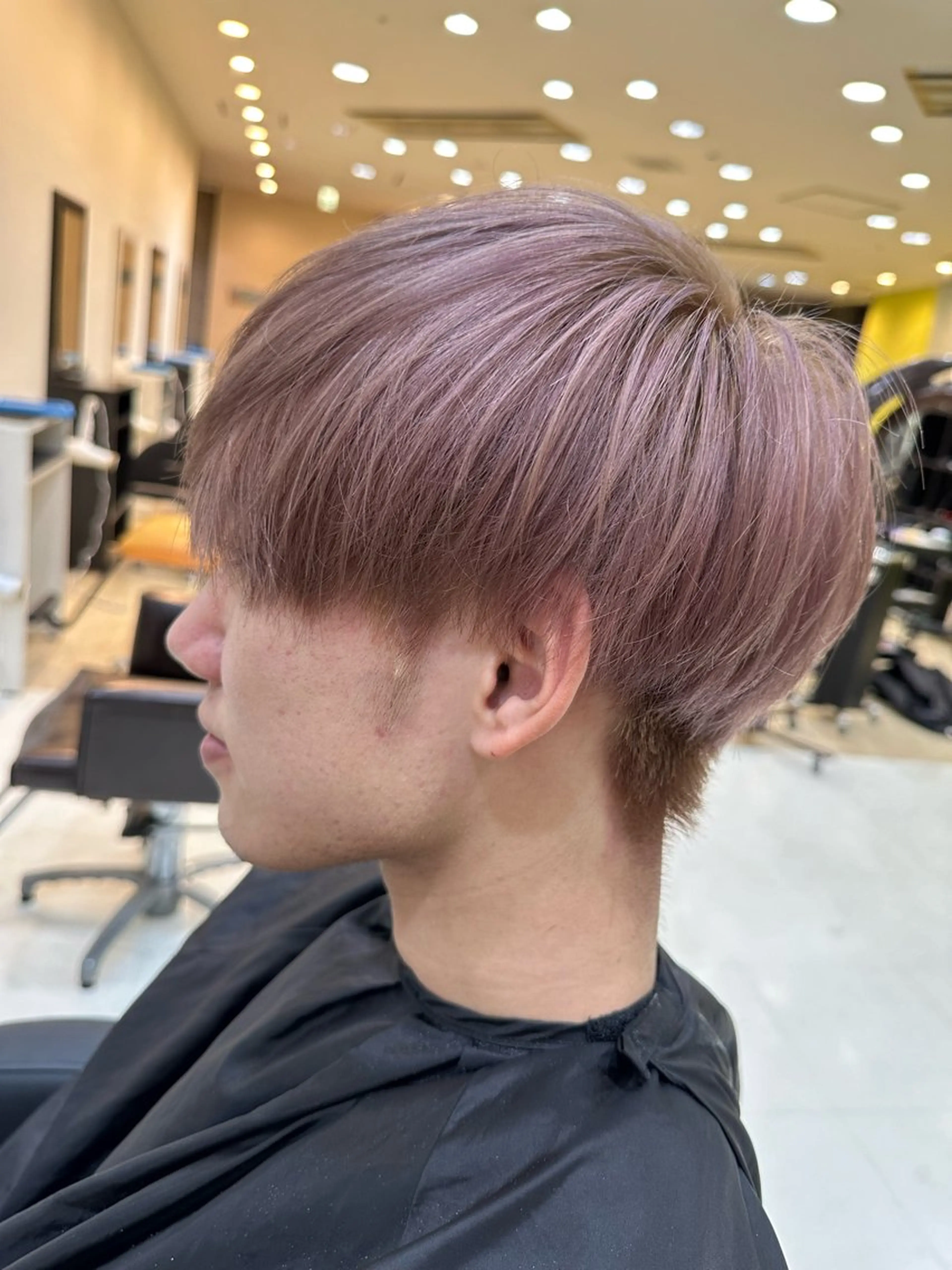 カラー メンズ メンズハイトーン 透明感カラー ハイトーンカラー カット ヘアカラー Riku/神戸 三宮/トレンドヘアのヘアスタイル