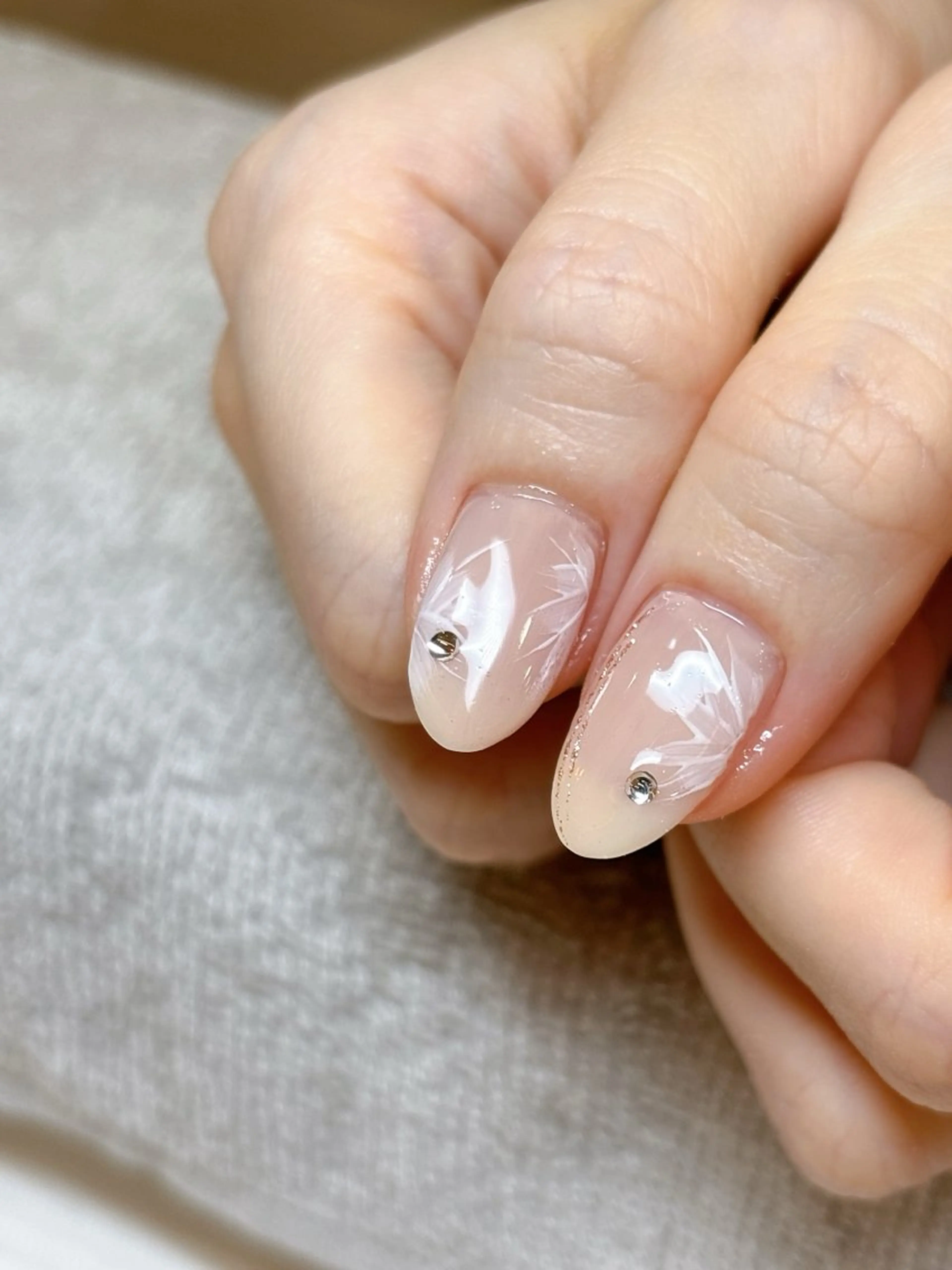 ネイル アートネイル ジェルネイル ニュアンスネイル パラジェル シンプルネイル 大澤 香奈子のネイルデザイン