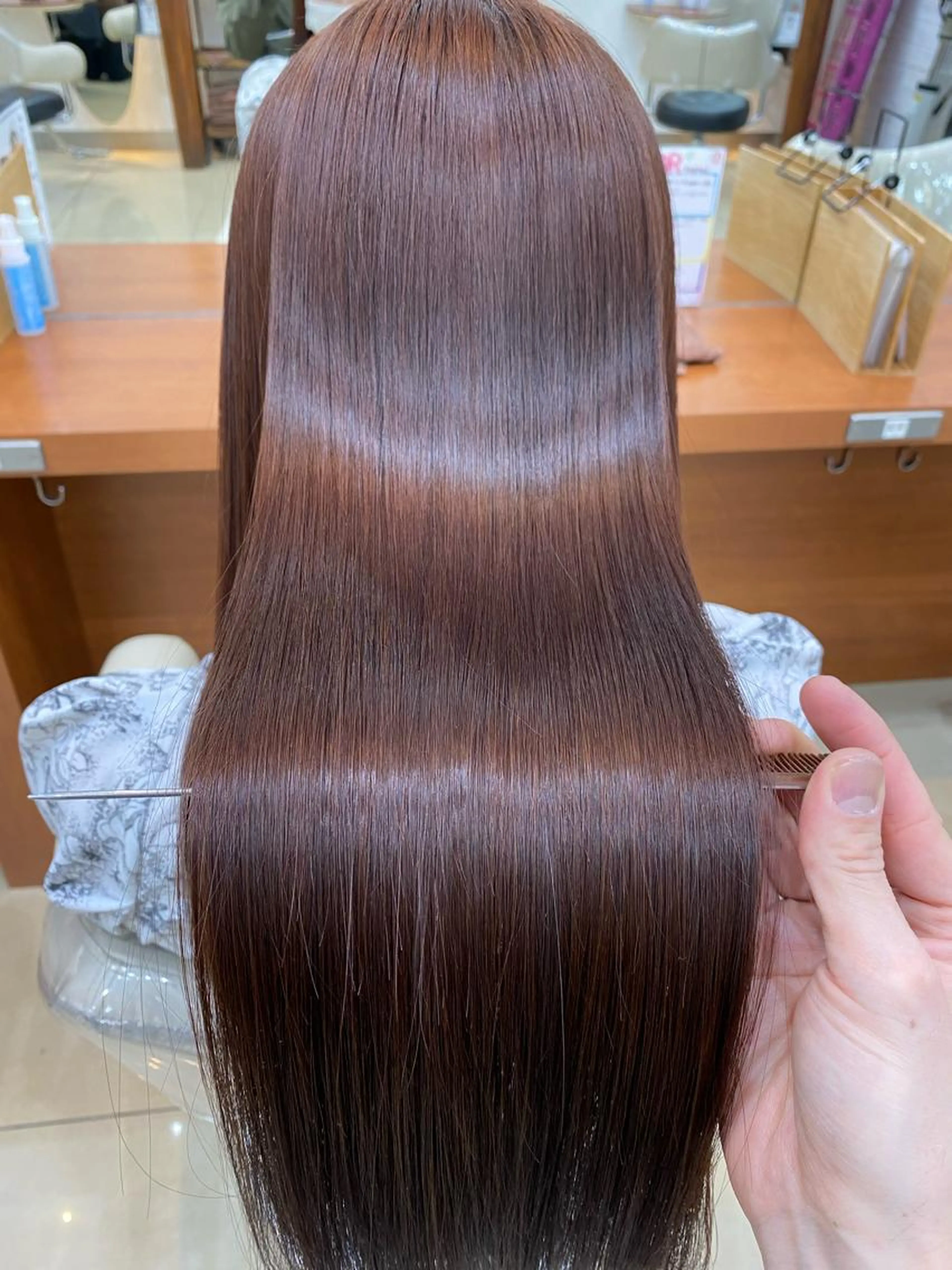 ✂️今だけ限定クーポン✂️️🌈髪質改善縮毛矯正＋ミントシャンプー＋エクラトリートメント🌈の写真