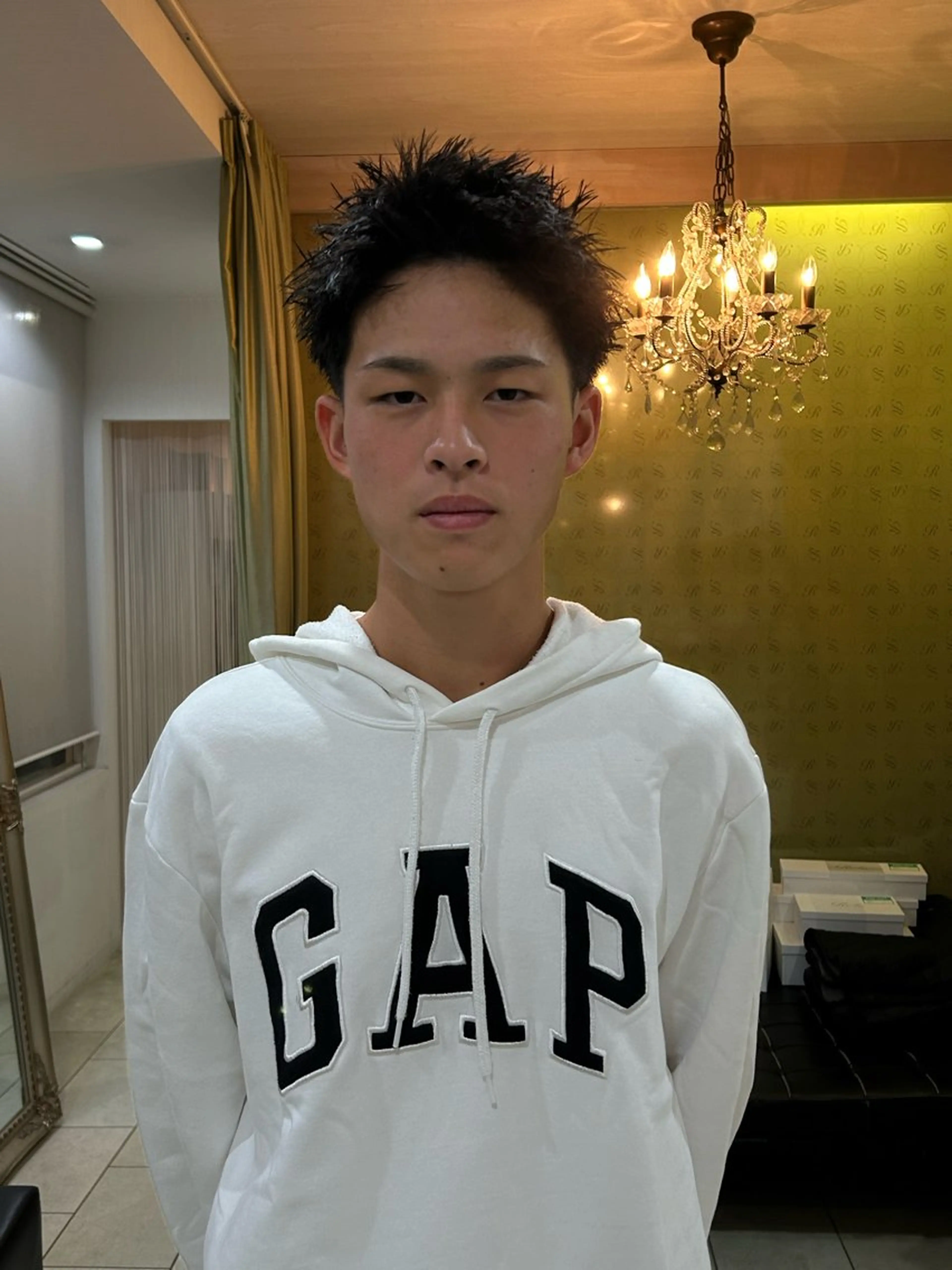 ショート カット 似合わせパーマ/ メンズパーマ/しゅうのヘアスタイル