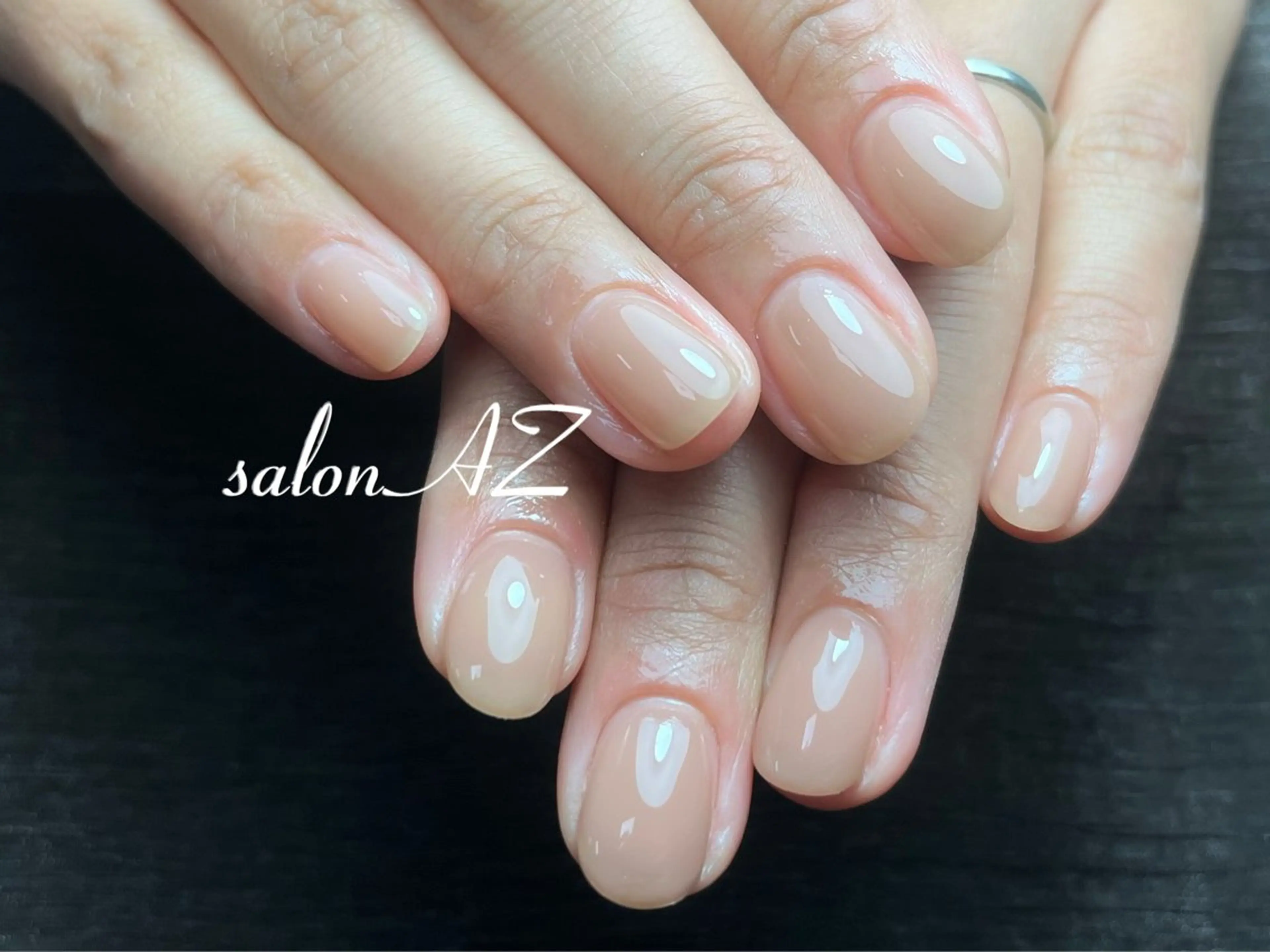 ネイル 桜ネイル 長さ出し フットネイル フレンチネイル ジェルネイル ハンドネイル salon AZのネイルデザイン