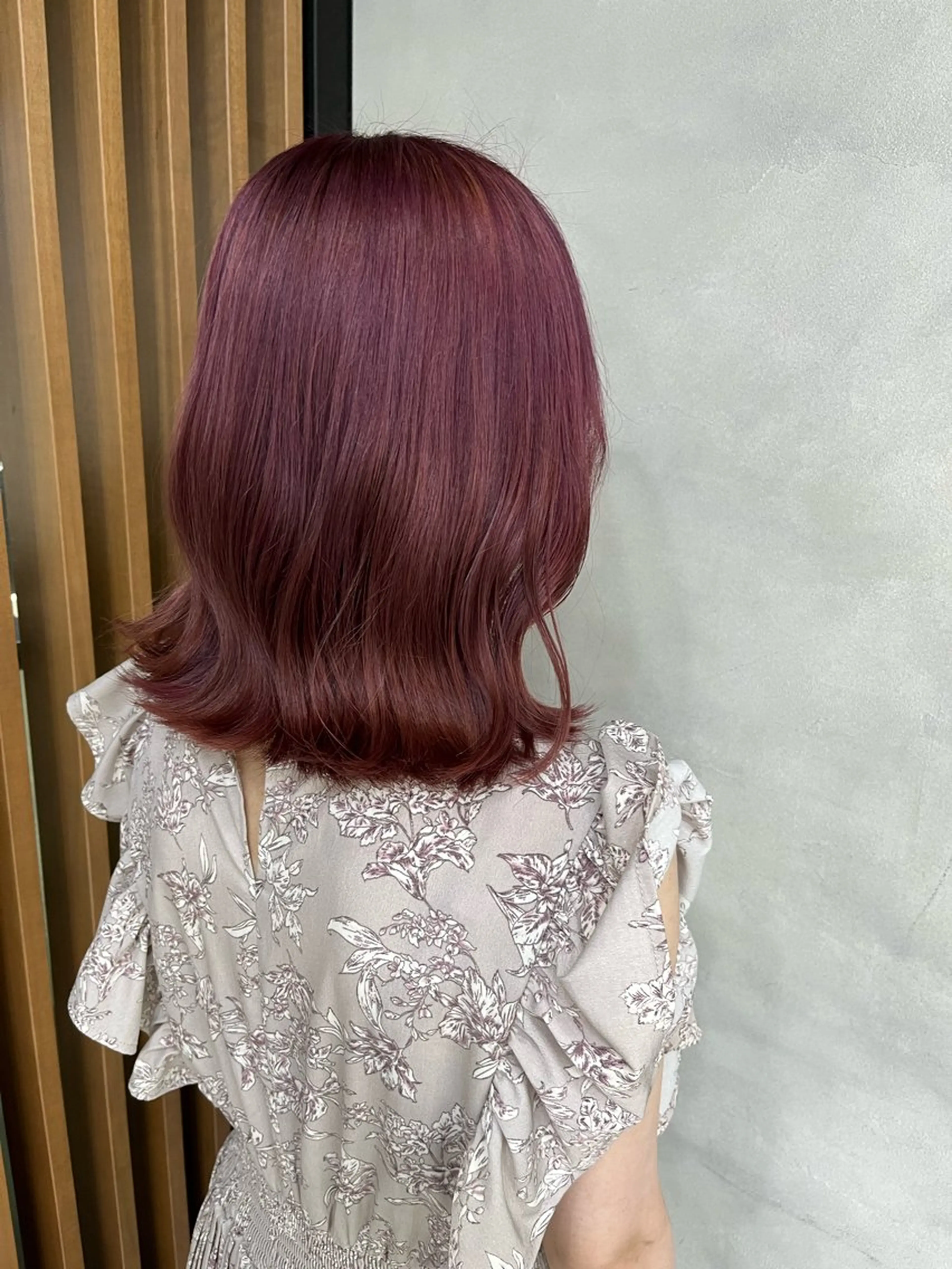 ミディアム 濱川響太レディース カットモデルのヘアスタイル