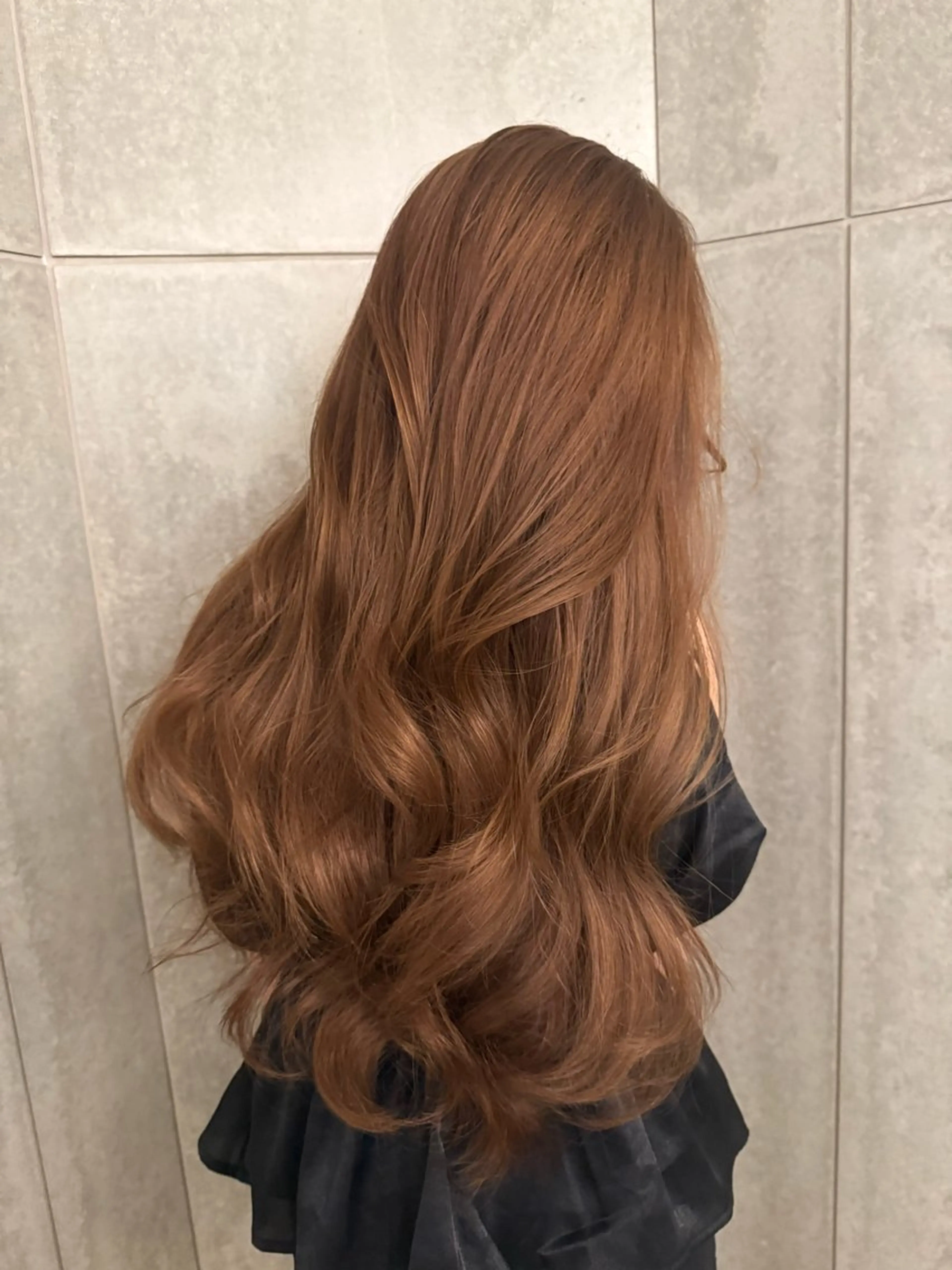 ロング カラー こやま さなのヘアスタイル