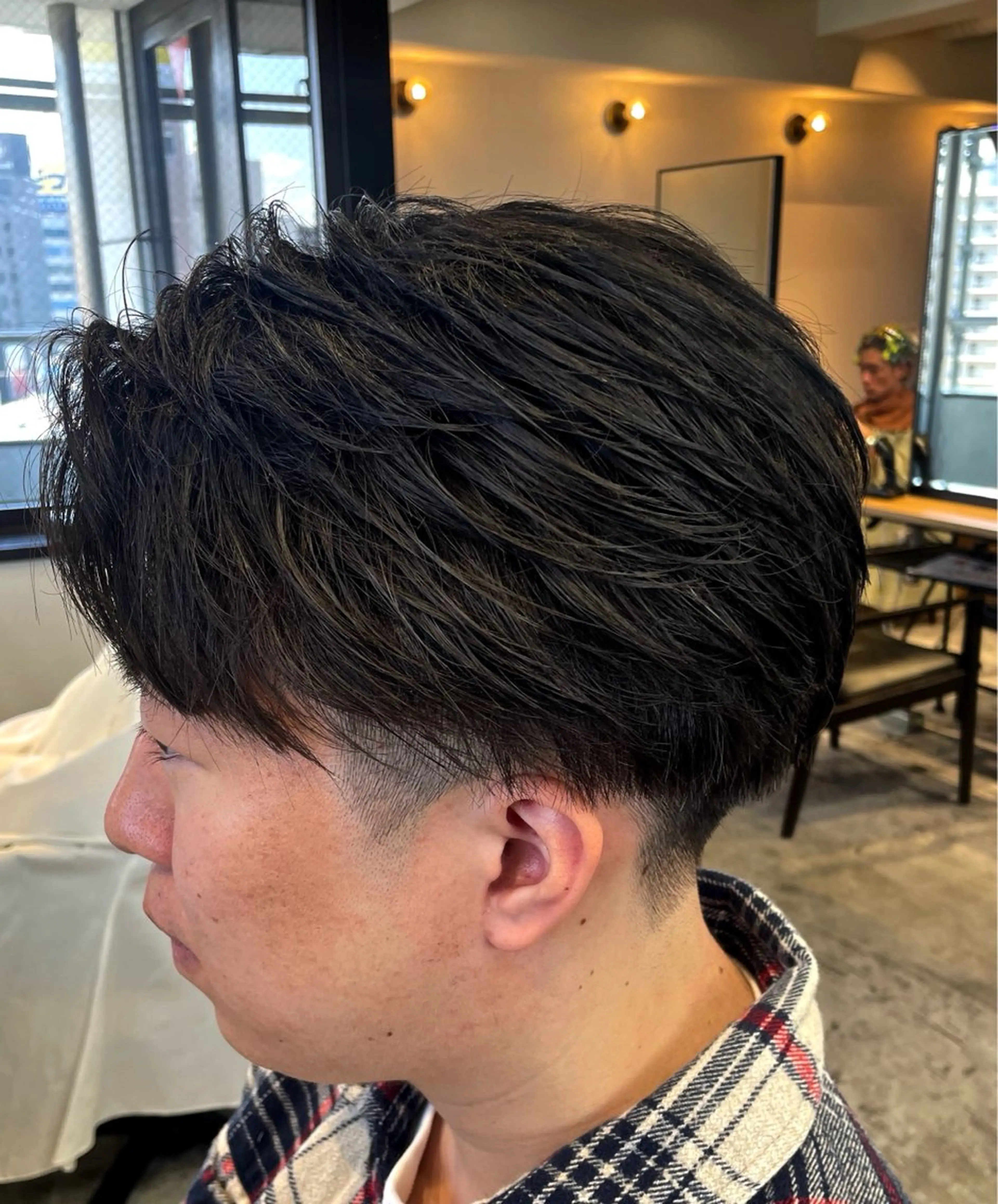 ショート メンズパーマ梅田 ・川副史晶のヘアスタイル