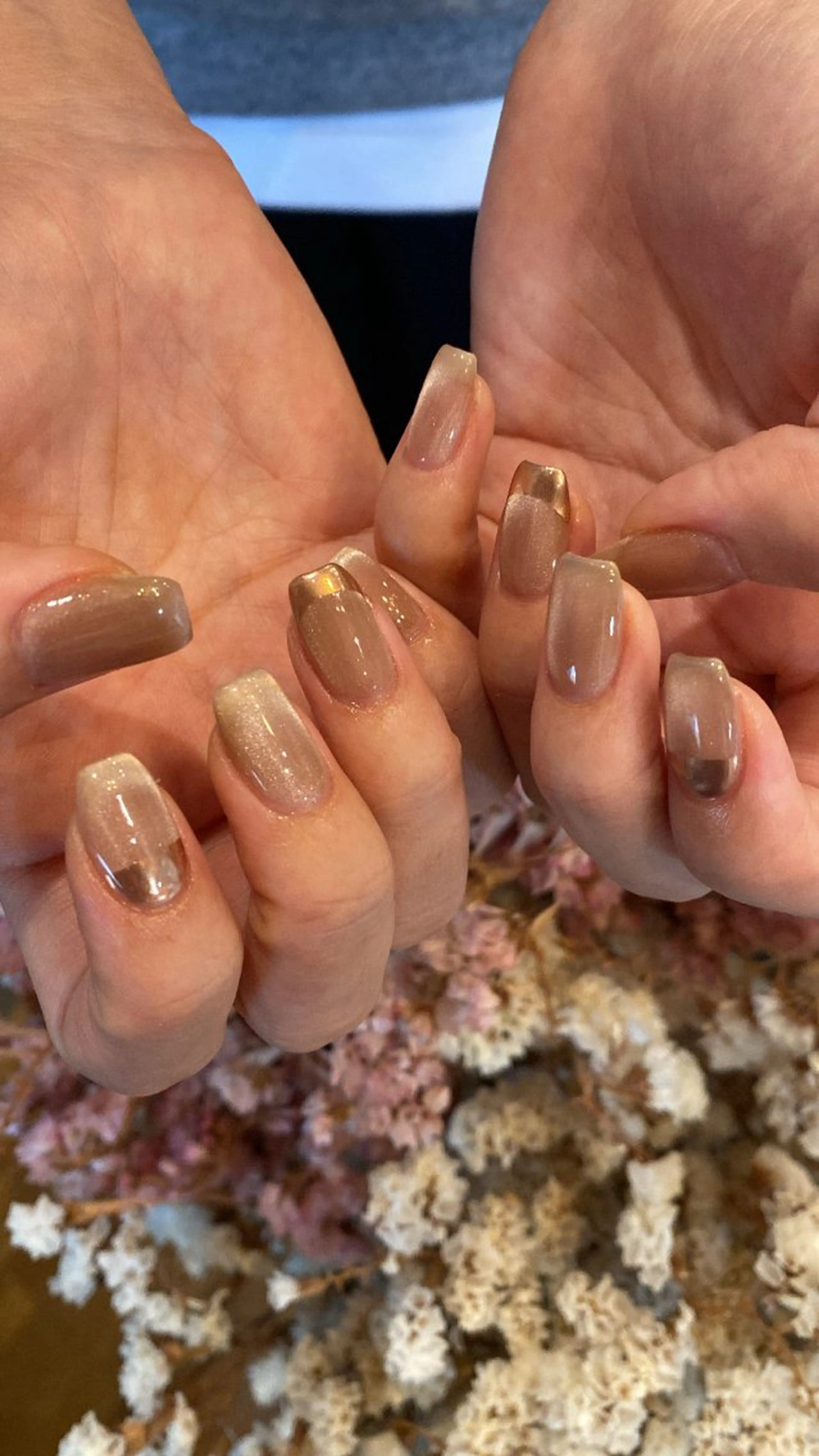 ネイル ハンドネイル crystal ⭐︎ colorのネイルデザイン