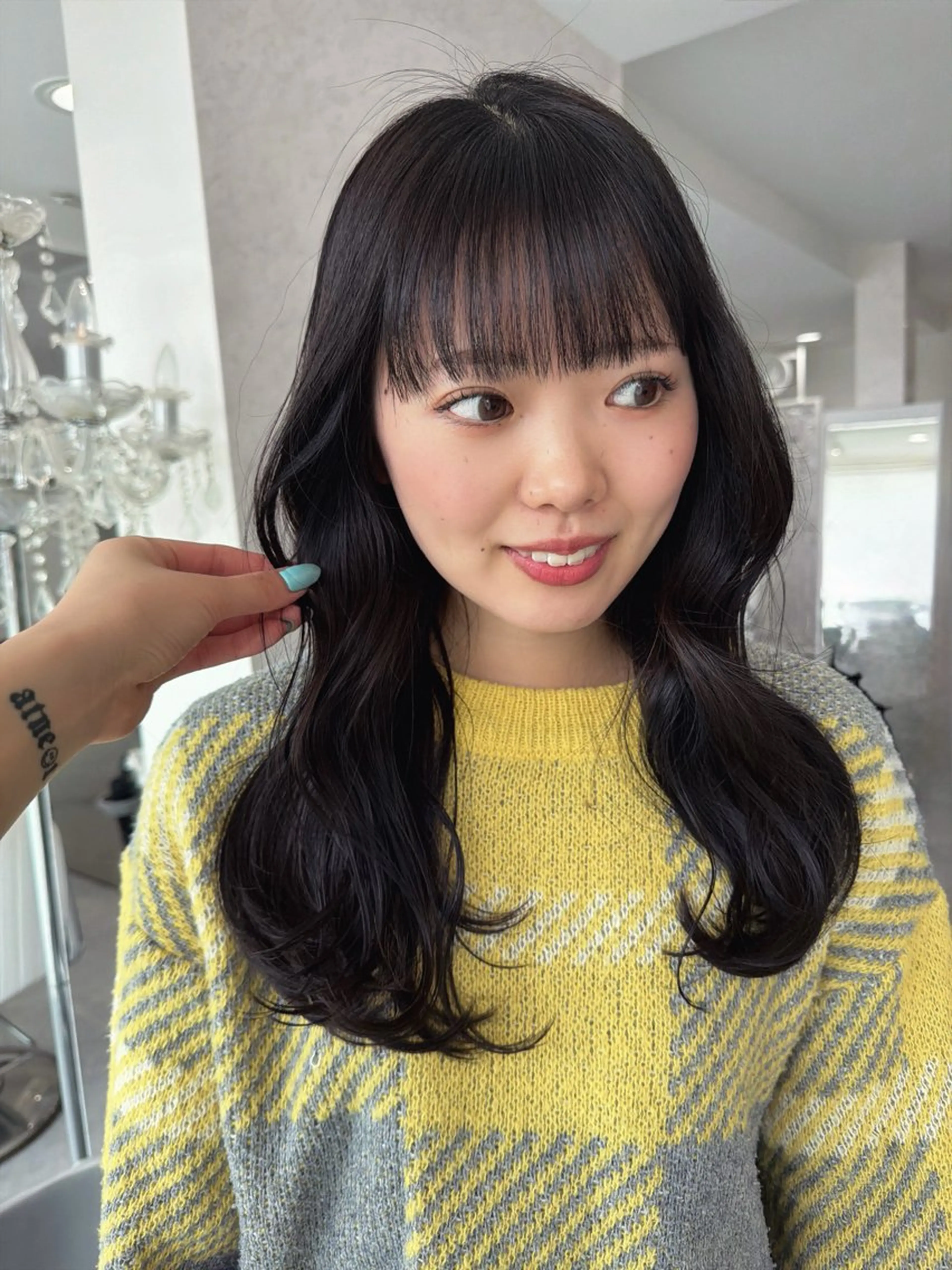 ロング カラー カット ヘアカラー トリートメント TaNa. 笑南(えみな)のヘアスタイル