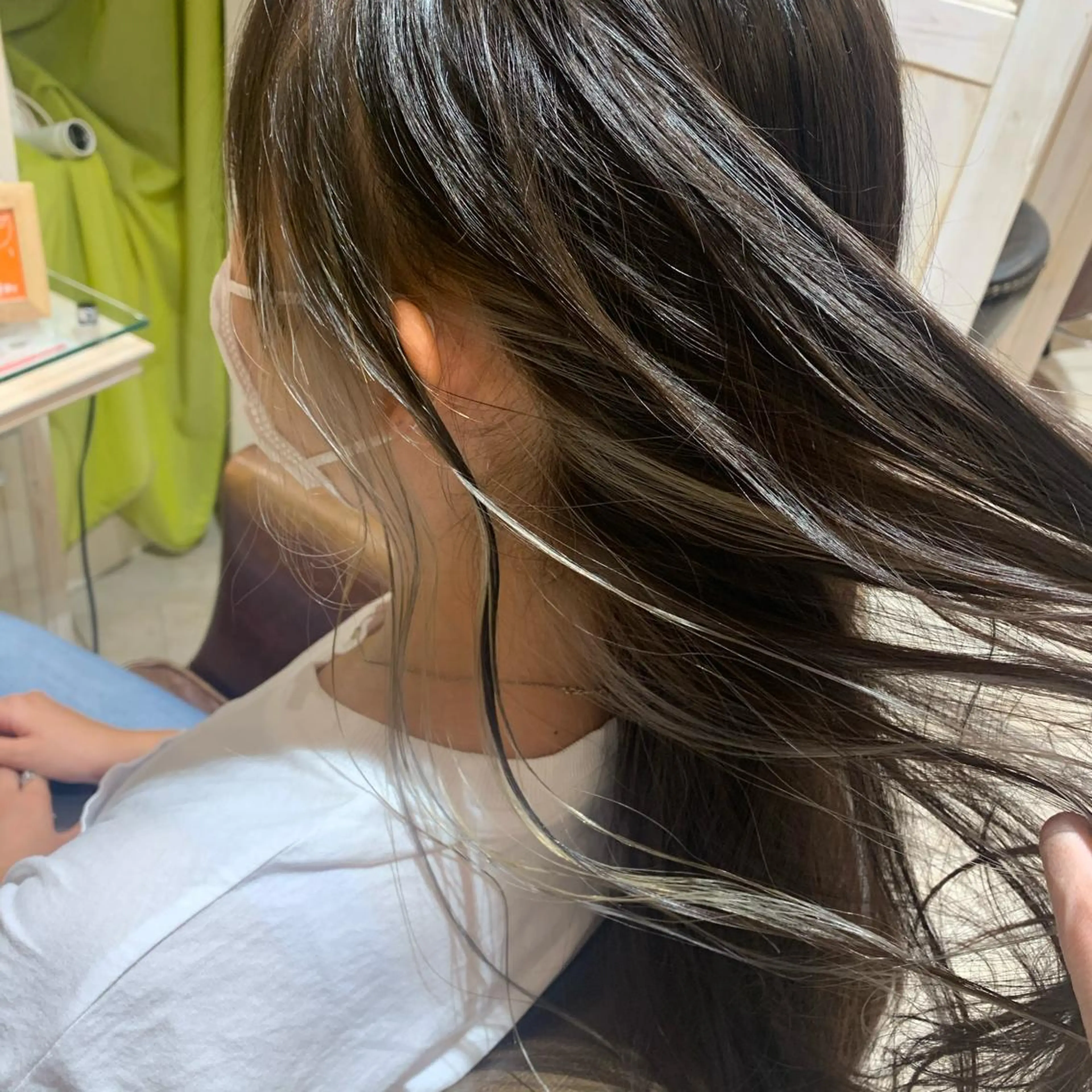 セミロング カラー パーマ ヘアアレンジ メンズパーマ特化🔥 ツイスパ/シャドウのヘアスタイル