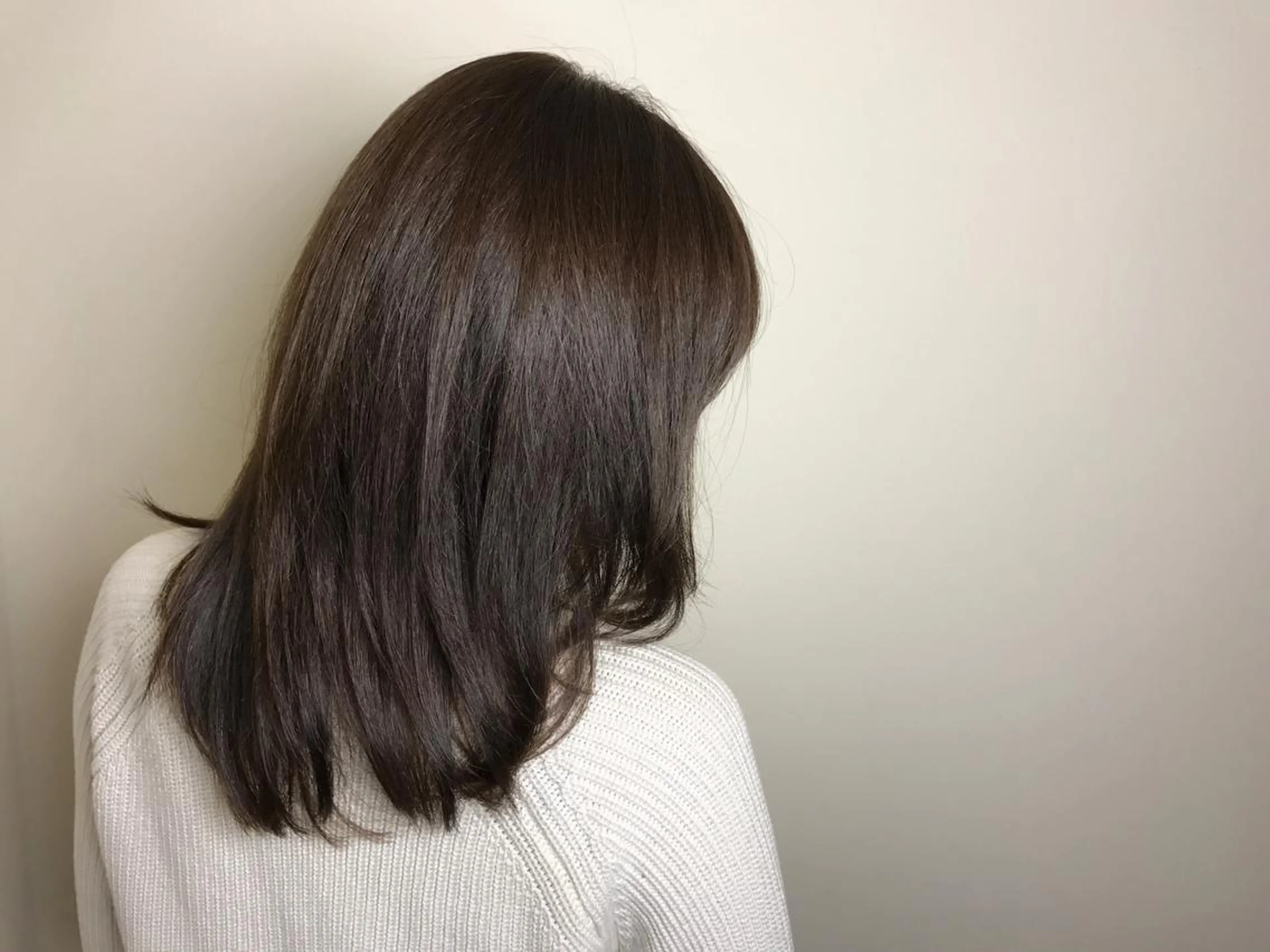 ミディアム セミロング ロング カラー ベージュカラー 透明感カラー イルミナカラー タジマ ヤスヒサのヘアスタイル