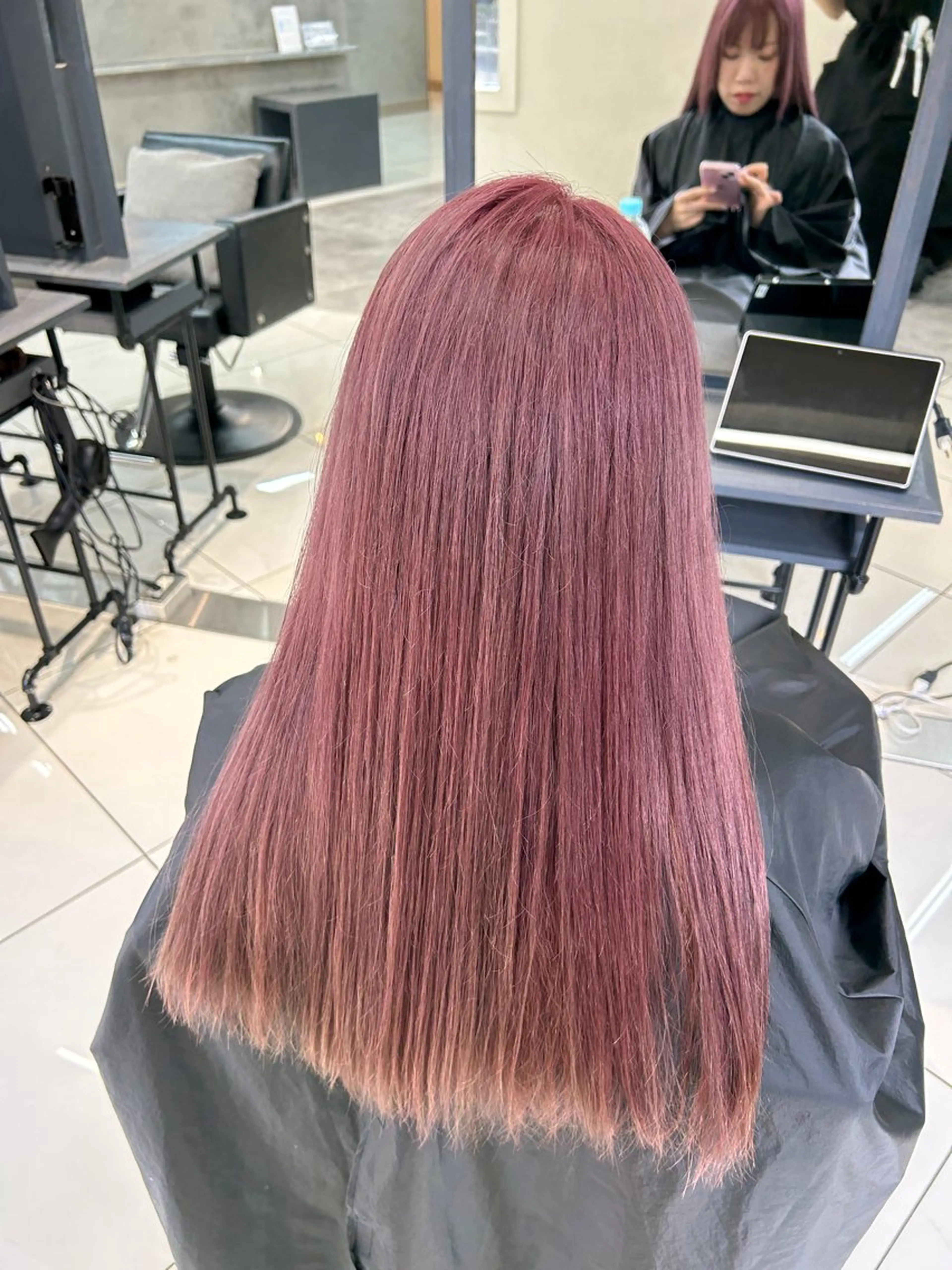 ロング くびれボブレイヤー 渋谷/kougaのヘアスタイル