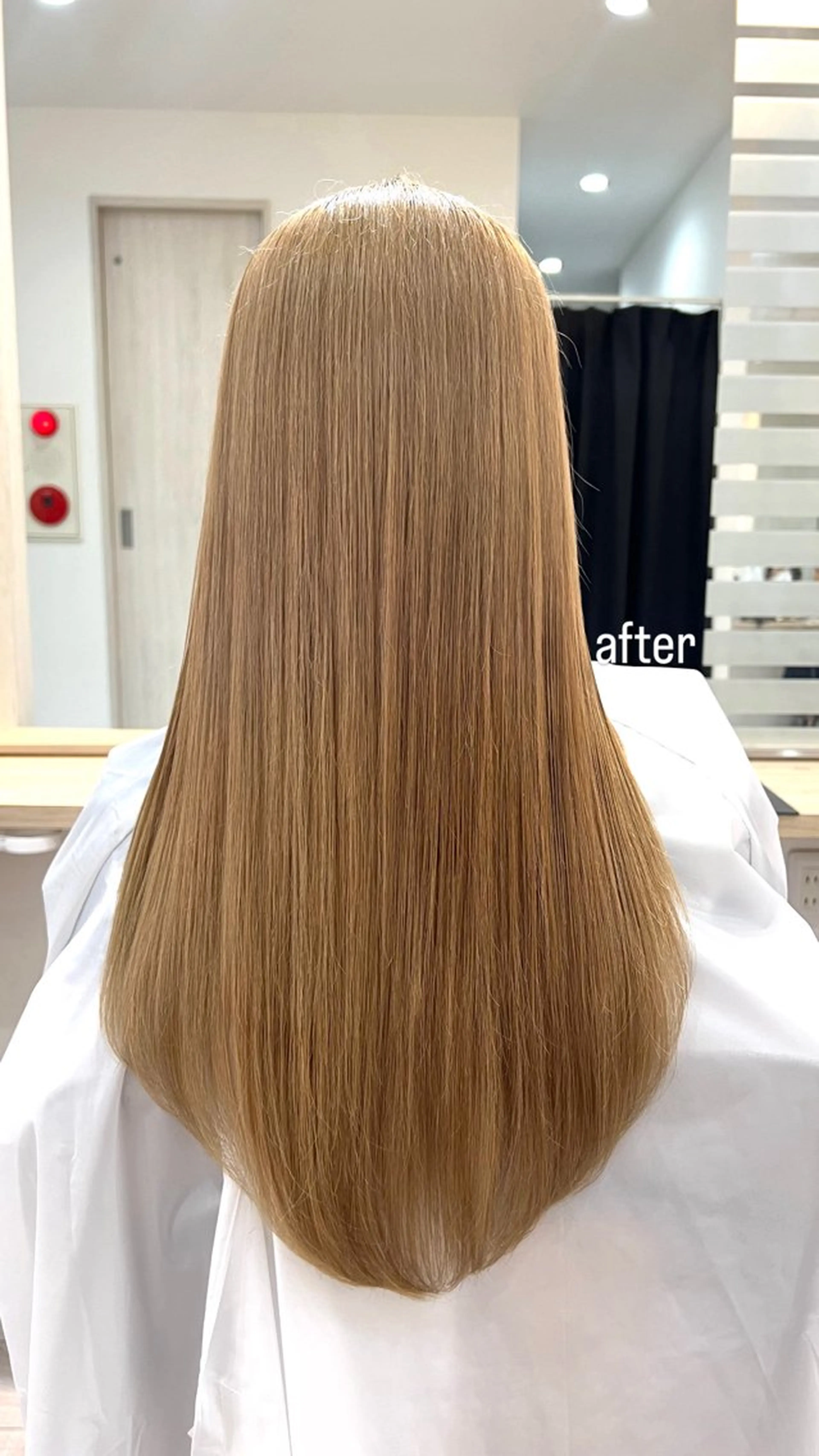 ロング 北川 万里子のヘアスタイル