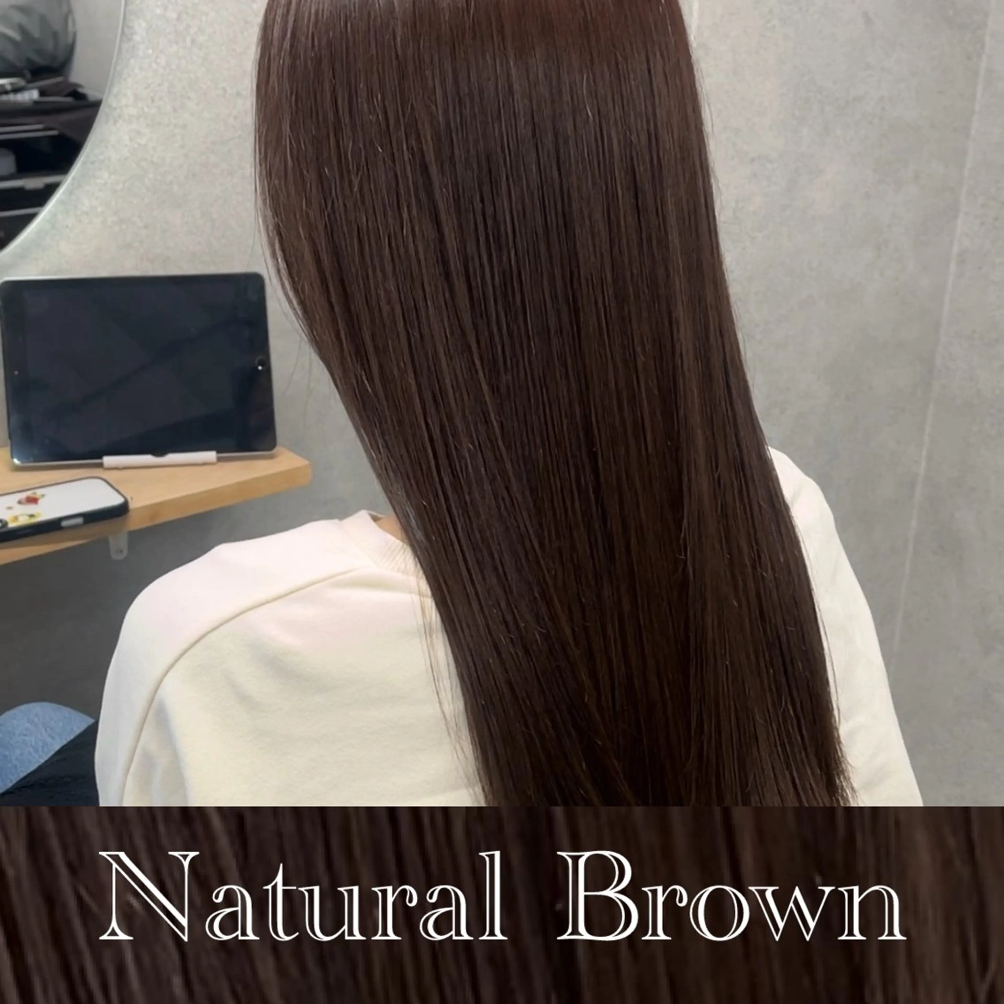 ロング カット ヘアカラー トリートメント 透明感カラー/レイヤ ー/顔まわり/辻部のヘアスタイル