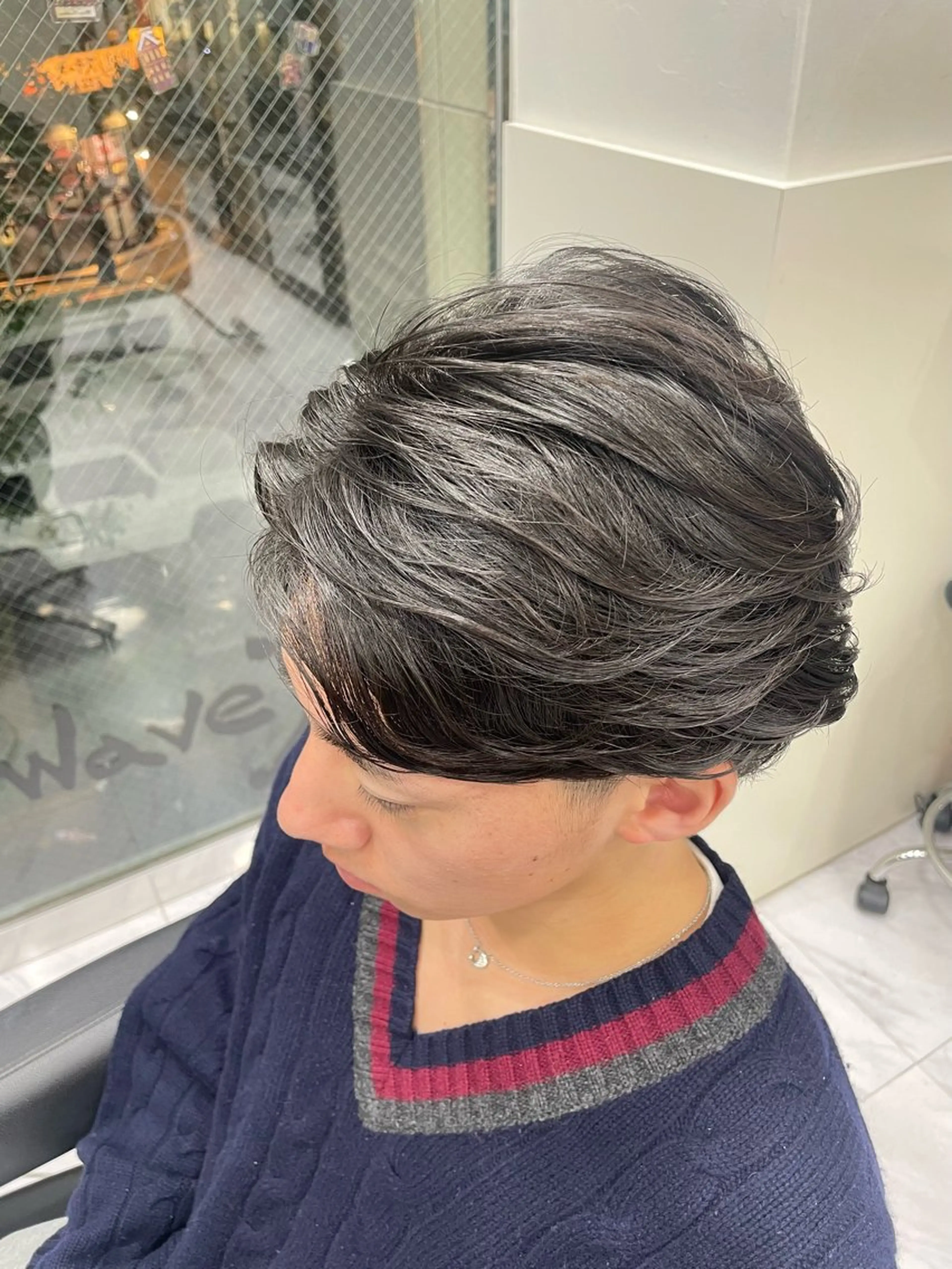 パーマ メンズ メンズパーマ デート ニュアンスパーマ REEED渋谷店所属・🍒KUMAGAI 🍒のヘアスタイル