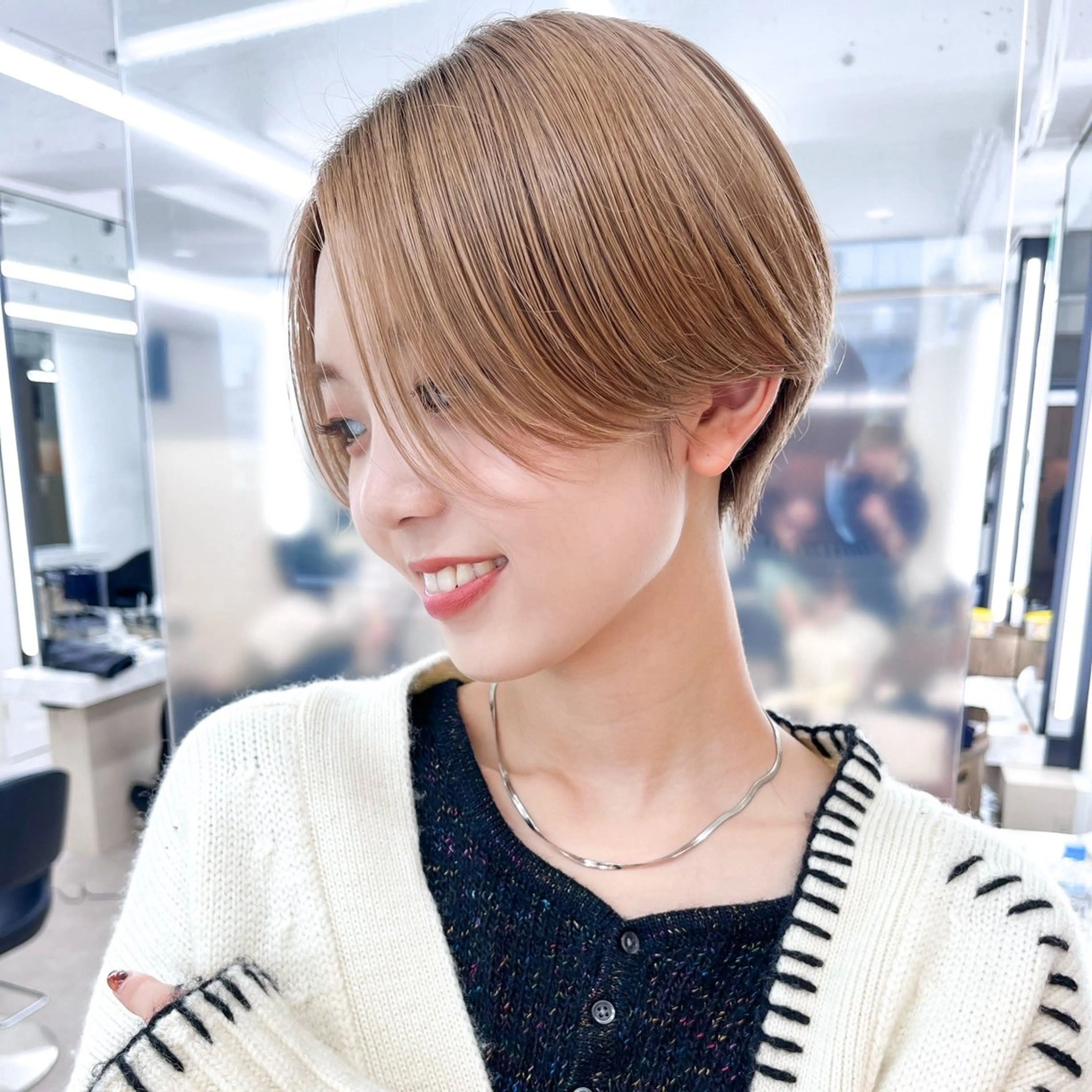 ショート カラー ショートヘア ショートヘア特化 似合せが得意🤩のヘアスタイル