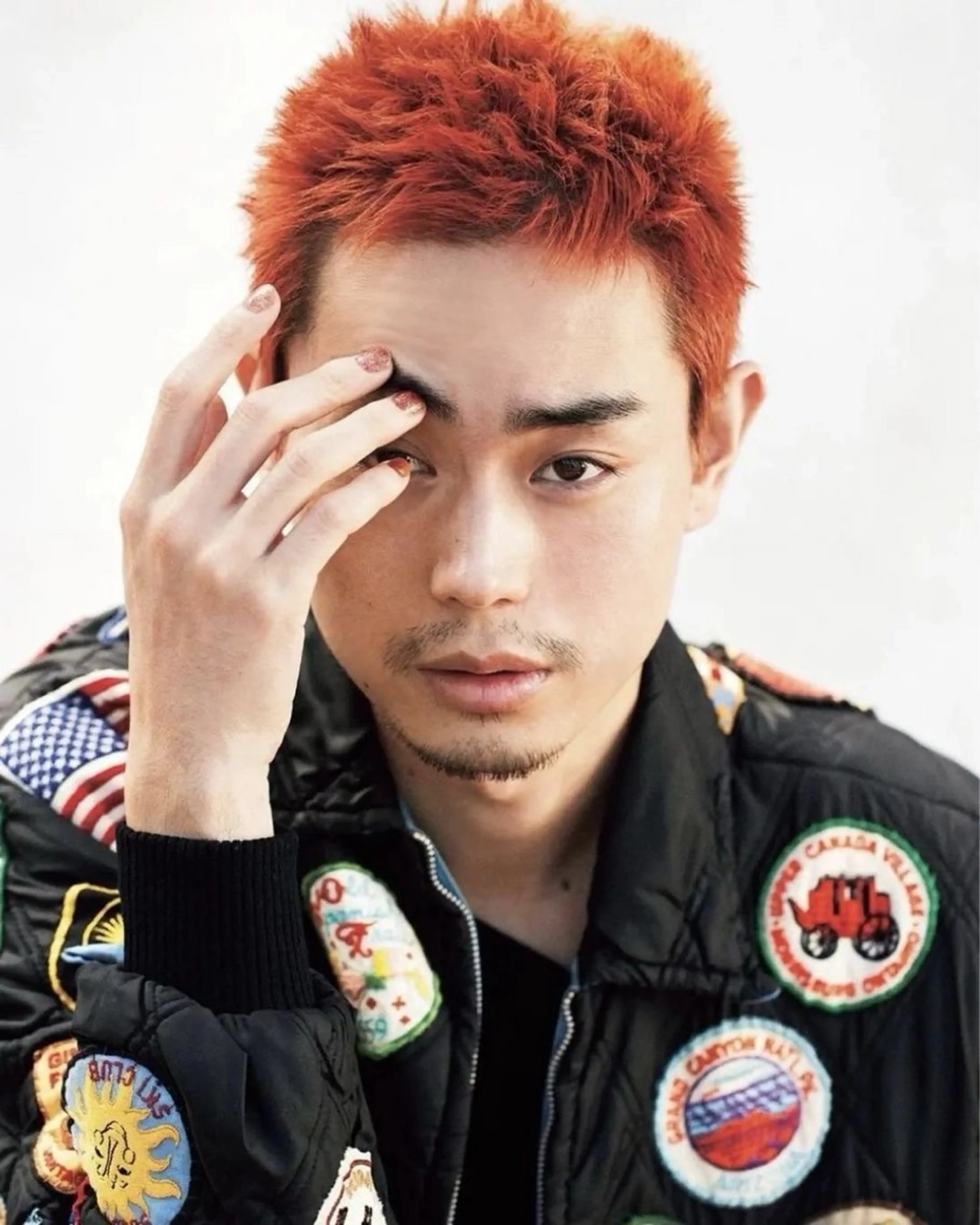 カラー パーマ ヘアアレンジ メンズ デザイン/ハイトーン 指名No.1パフのヘアスタイル