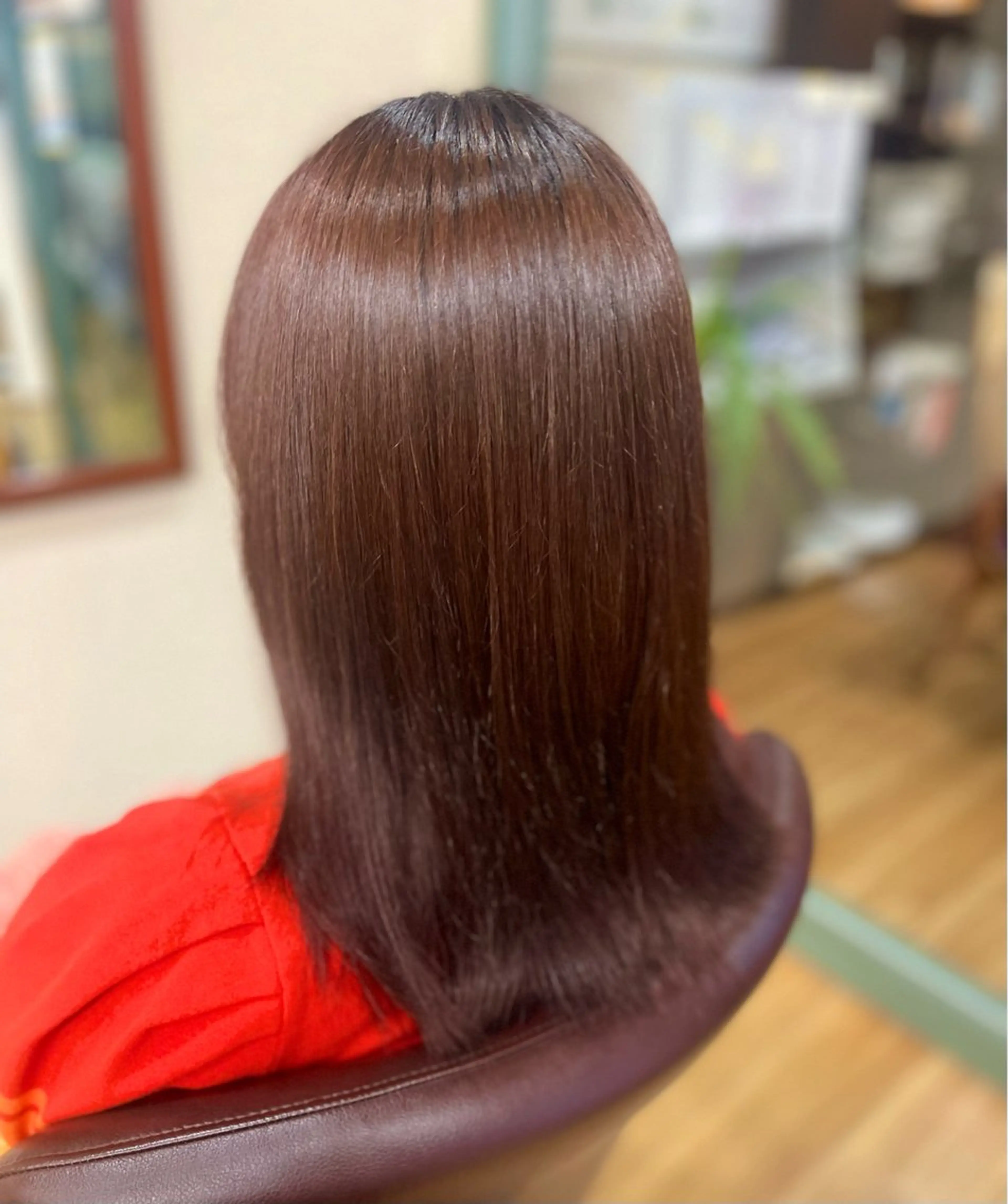 カラー ブラウンカラー ピンクカラー 葛野 七海のヘアスタイル