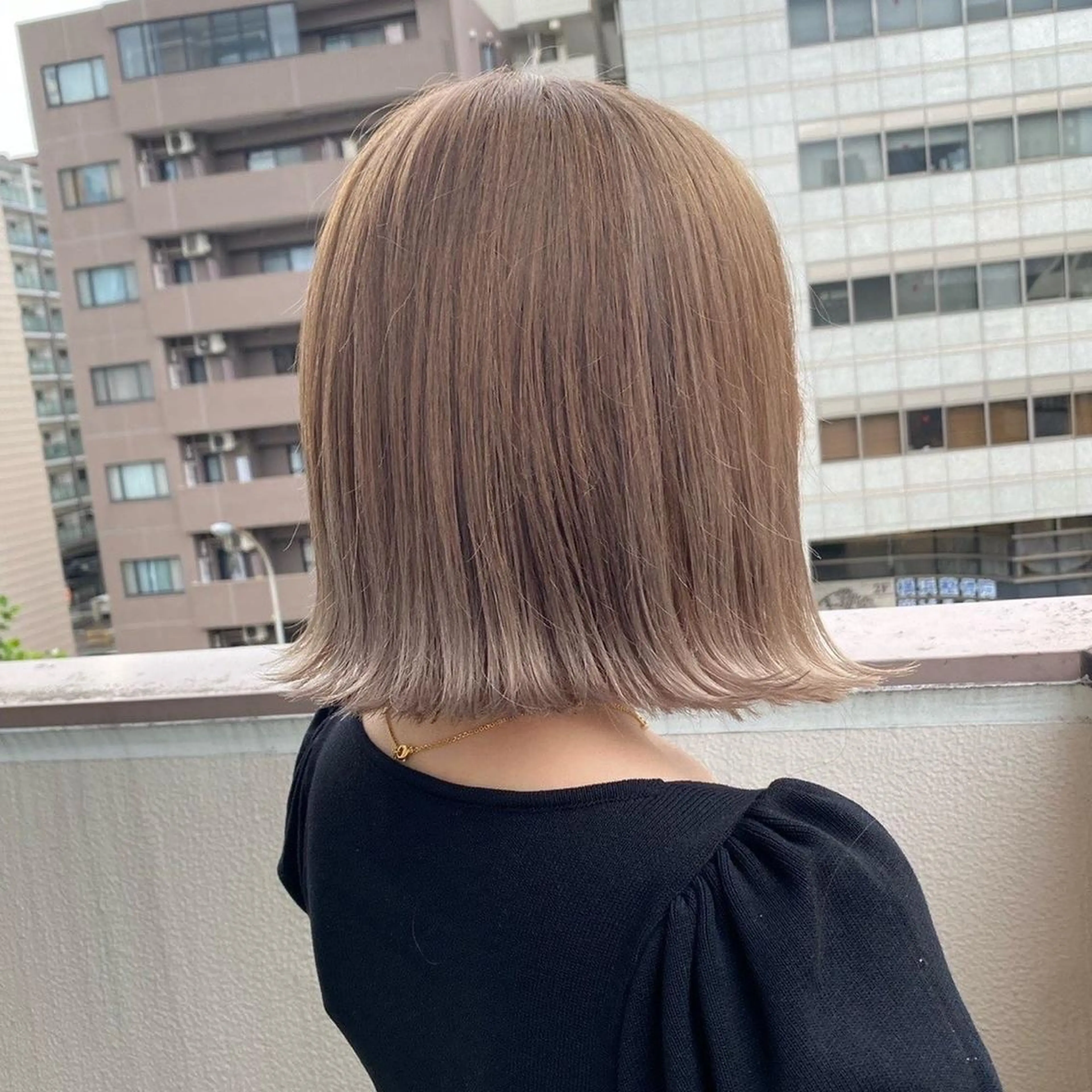 ミディアム カラー エフェクトブリーチ 🌟前澤啓太朗のヘアスタイル