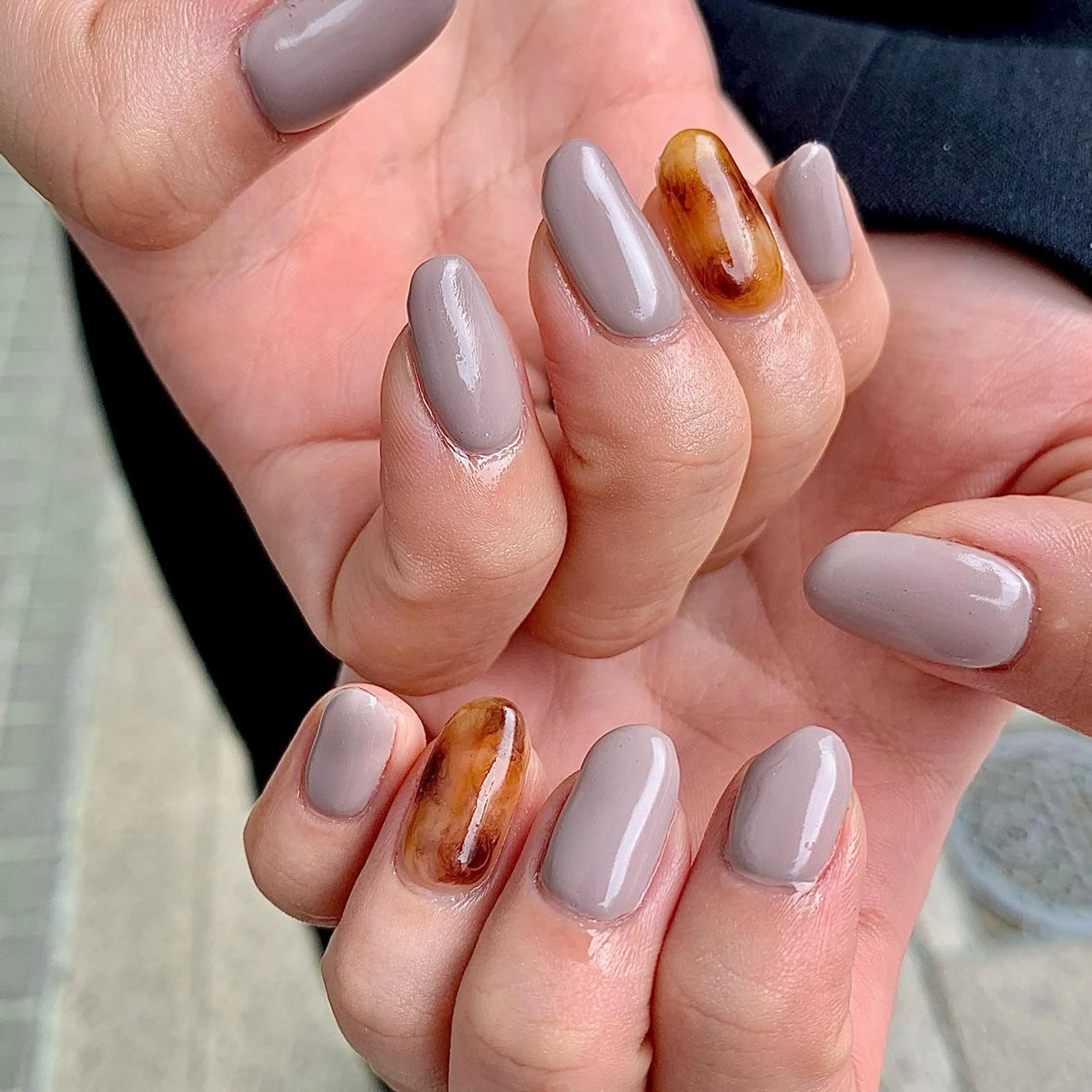 ネイル ワンカラーネイル ハンドネイル nanika .8のネイルデザイン