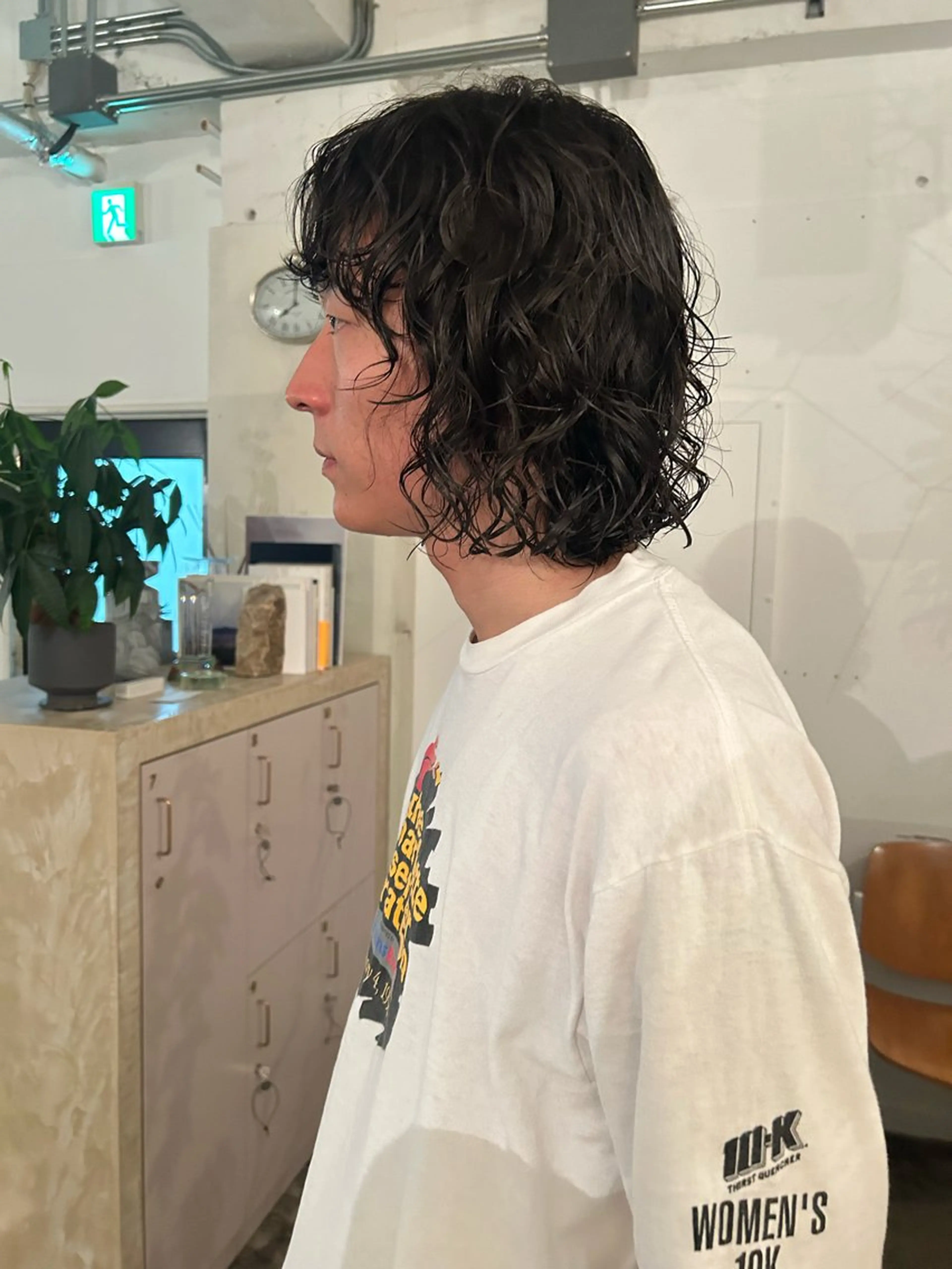 パーマ メンズ 原 瑞希のヘアスタイル