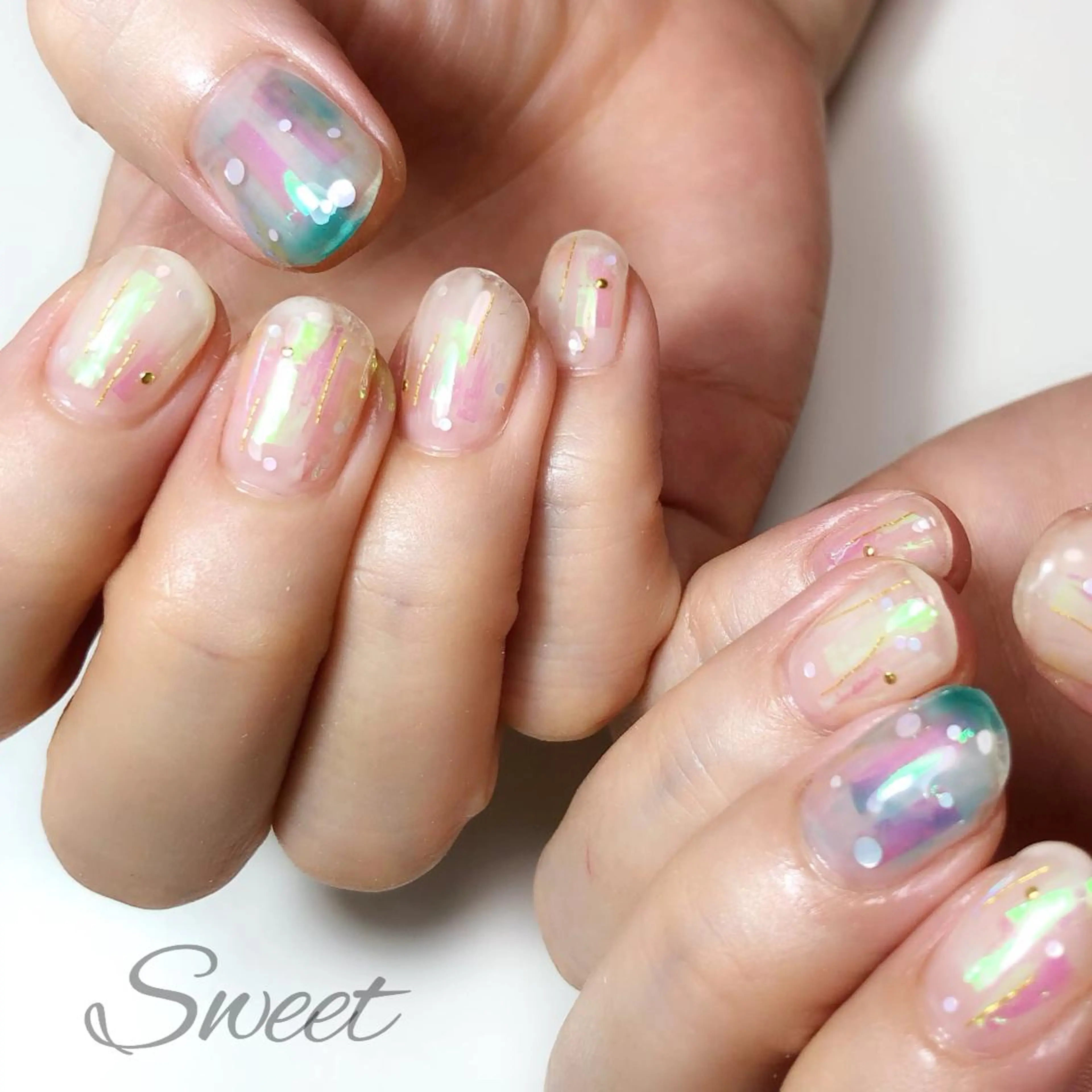 ネイル sweet 仲野陽子のネイルデザイン