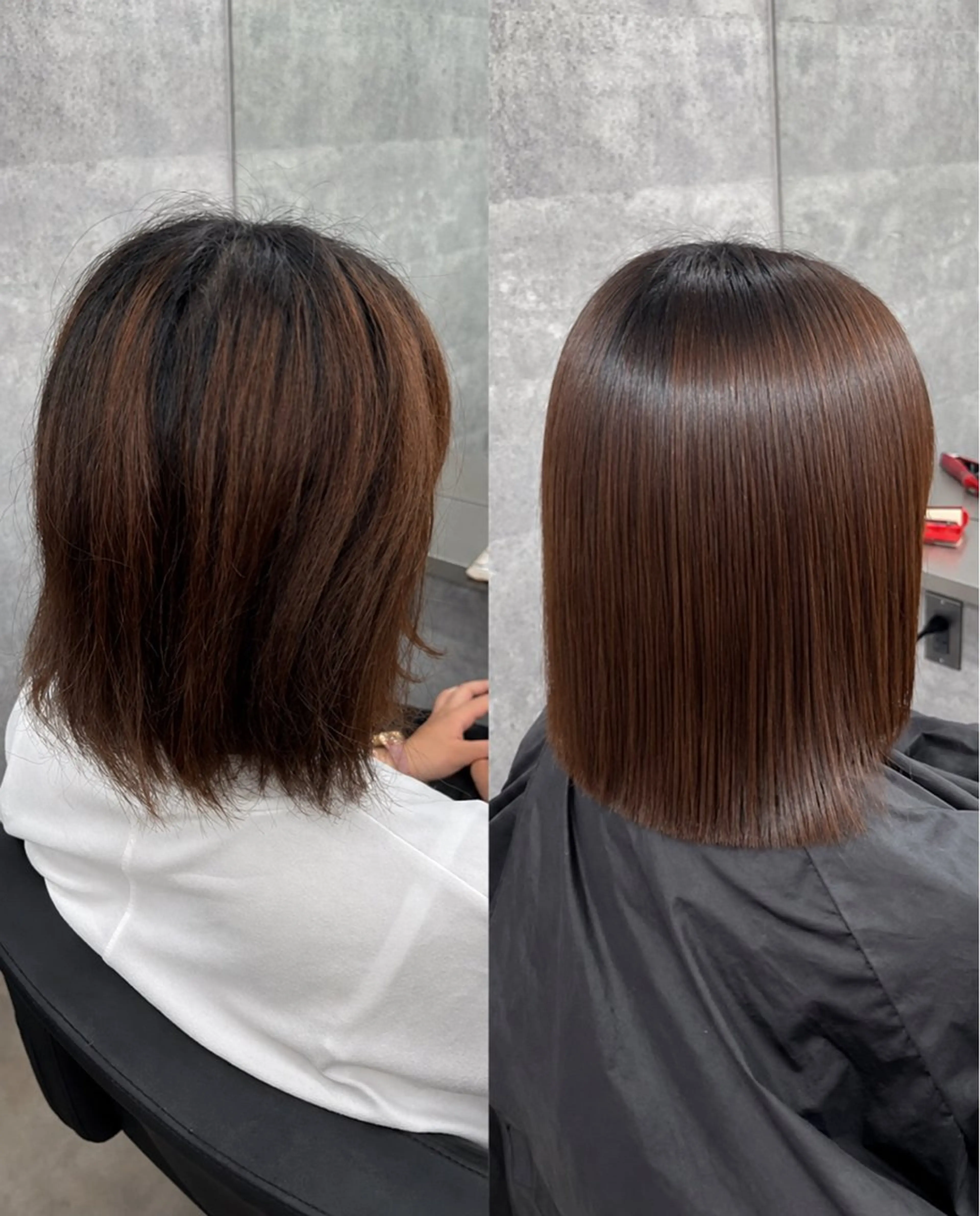 セミロング くせ毛 トリートメント 縮毛矯正 トリートメント 🌈新宿縮毛矯正 No.1 SORAのヘアスタイル