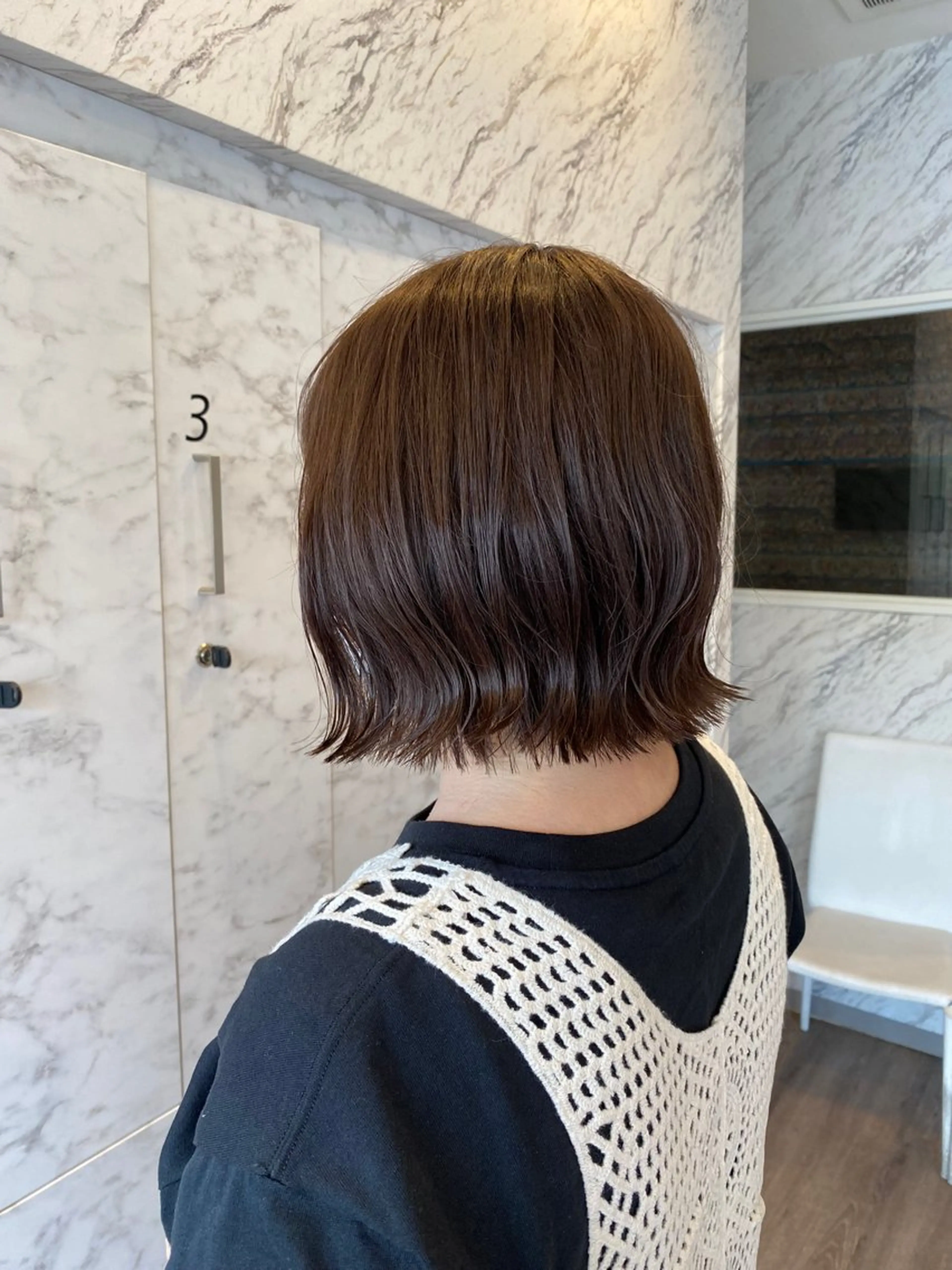 ショート カラー カット ヘアカラー 矢部 萌深のヘアスタイル