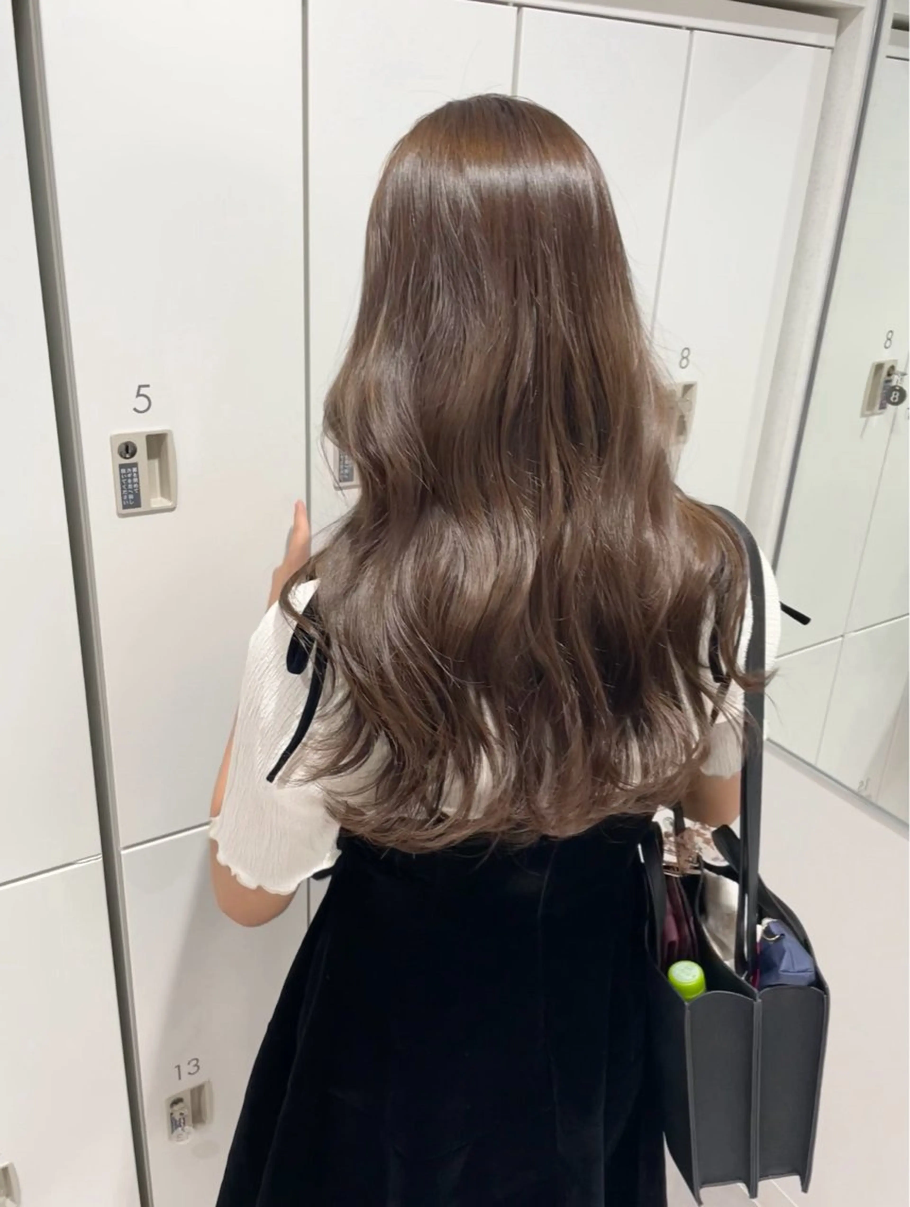 ロング カラー ヘアカラー トリートメント 韓国ハッシュカット/ 新宿/髪質改善/岡崎のヘアスタイル