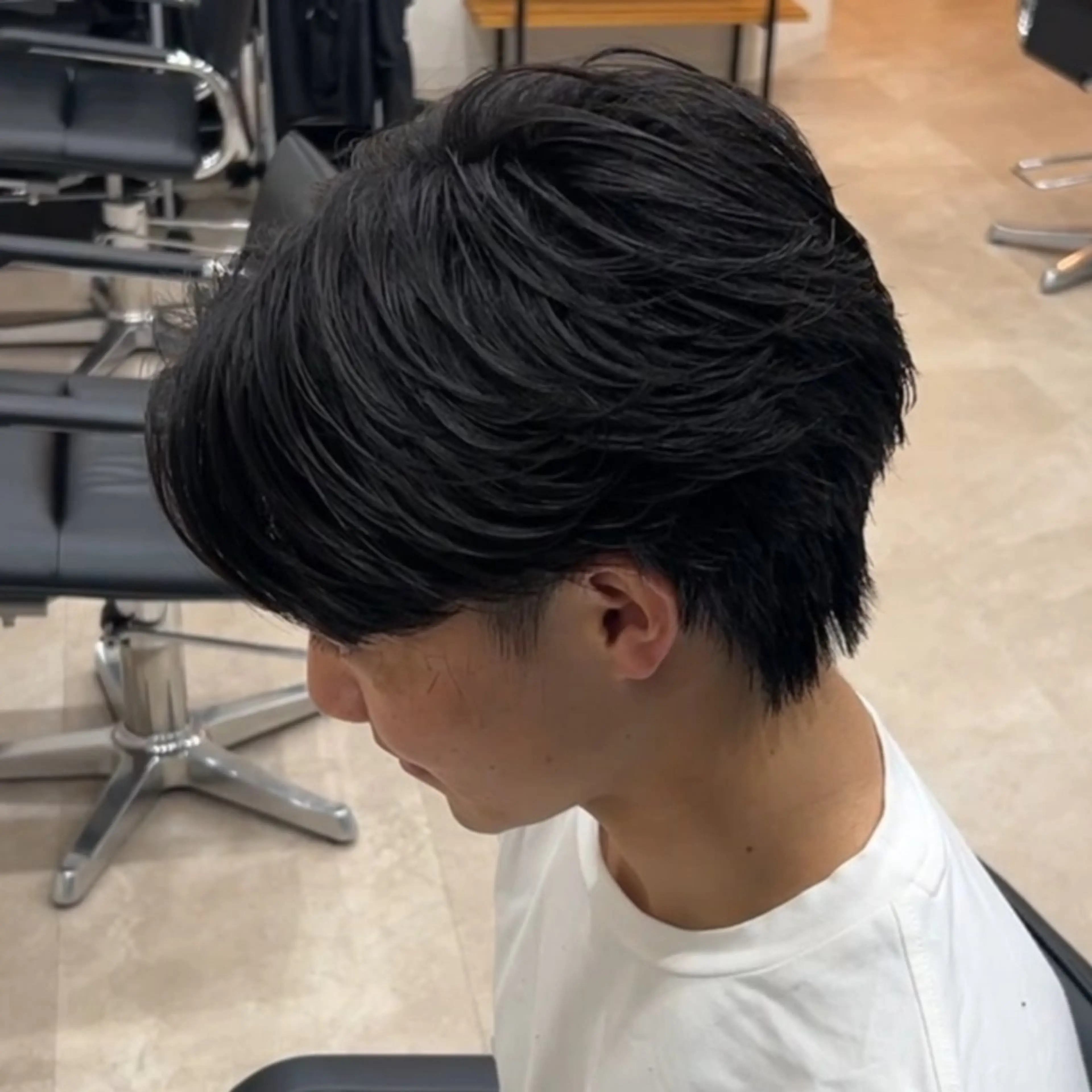 パーマ メンズ カット パーマ シャドウ🐾✖️ 波巻き🌊/AOIのヘアスタイル