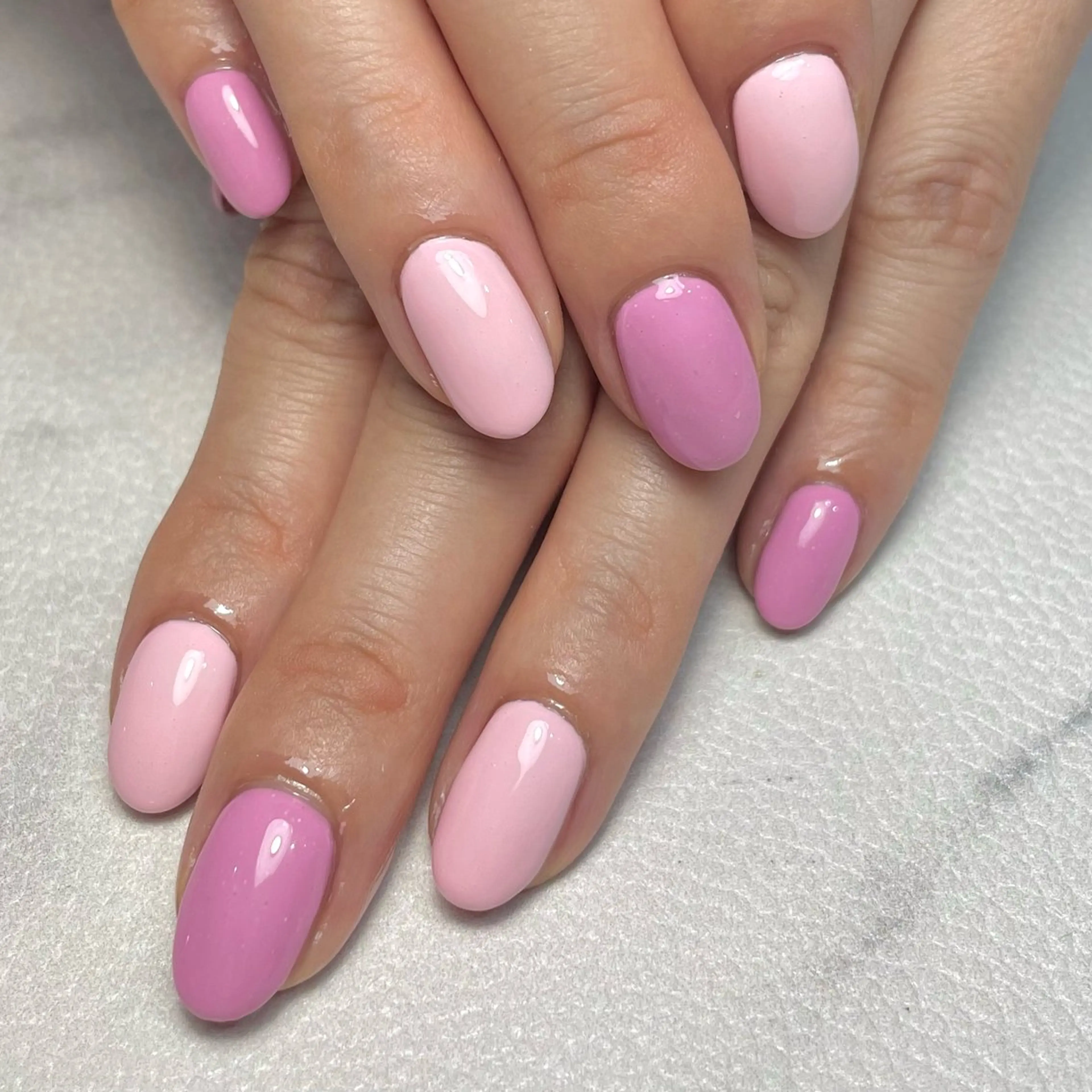 ネイル ピンク ハンドネイル 堀内 美里のネイルデザイン