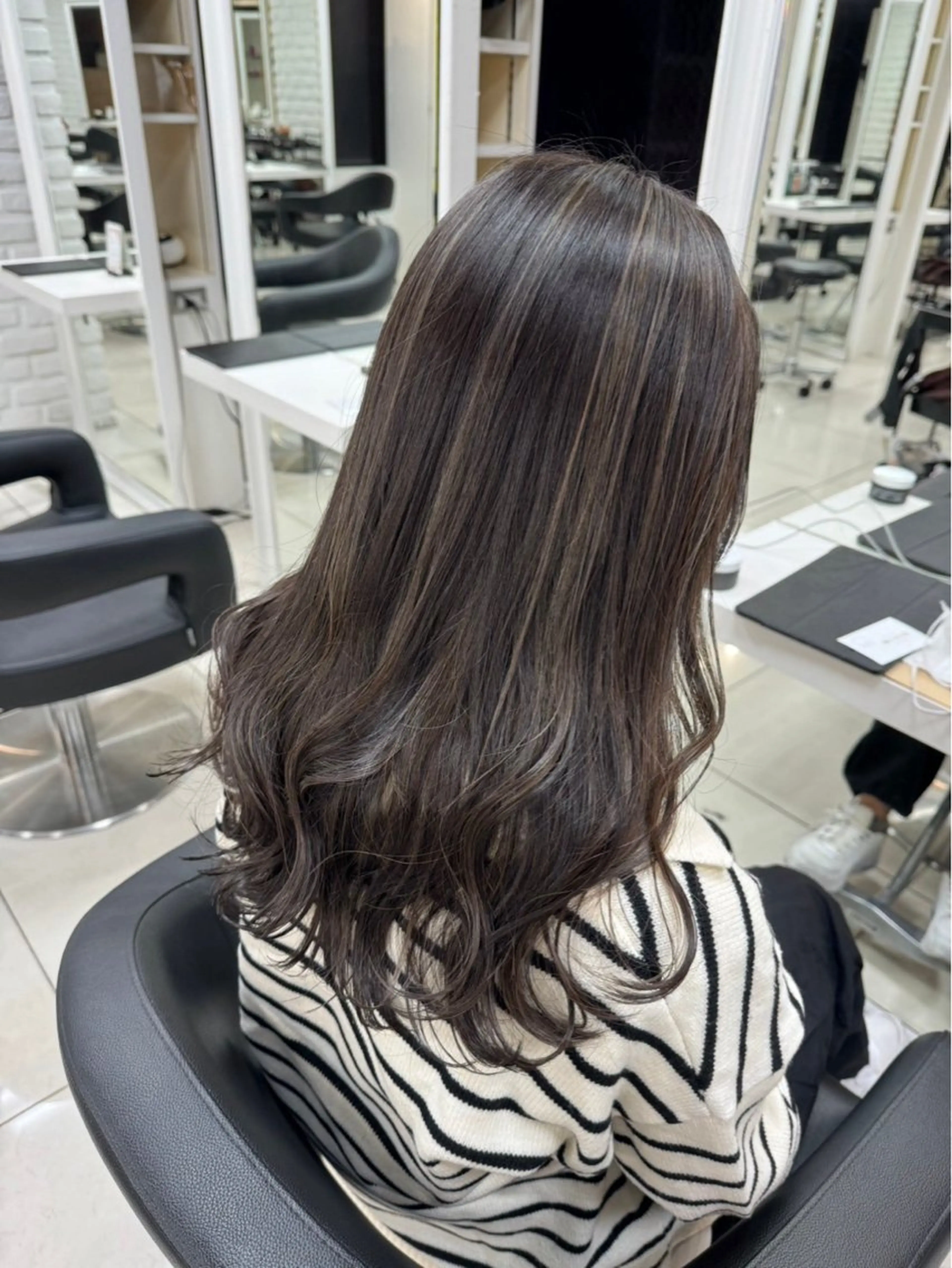 ロング カラー ヘアアレンジ 縮毛矯正指名No.1 艶カラー/SHIMAのヘアスタイル