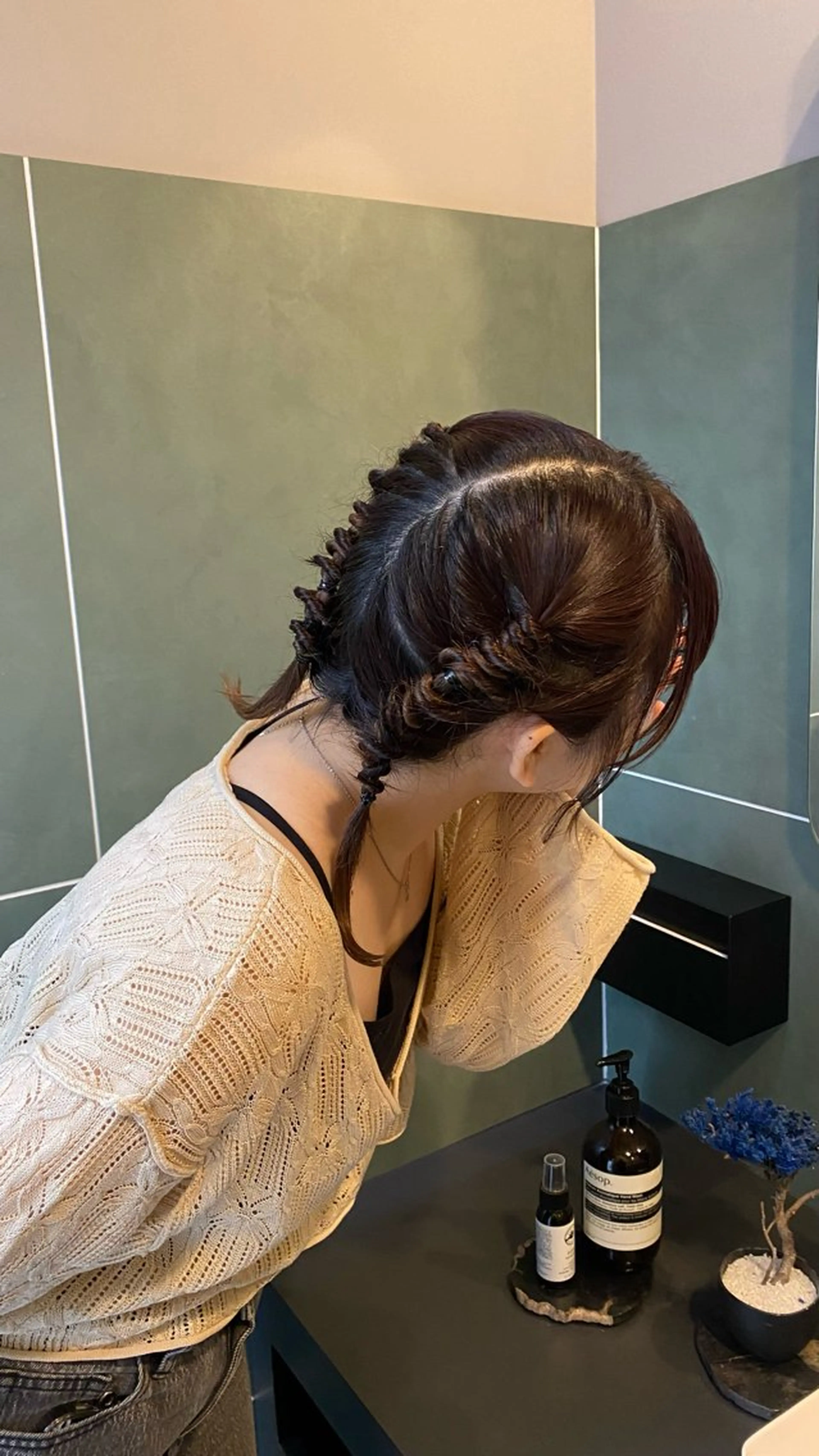 ヘアアレンジ 黒木 心温のヘアスタイル