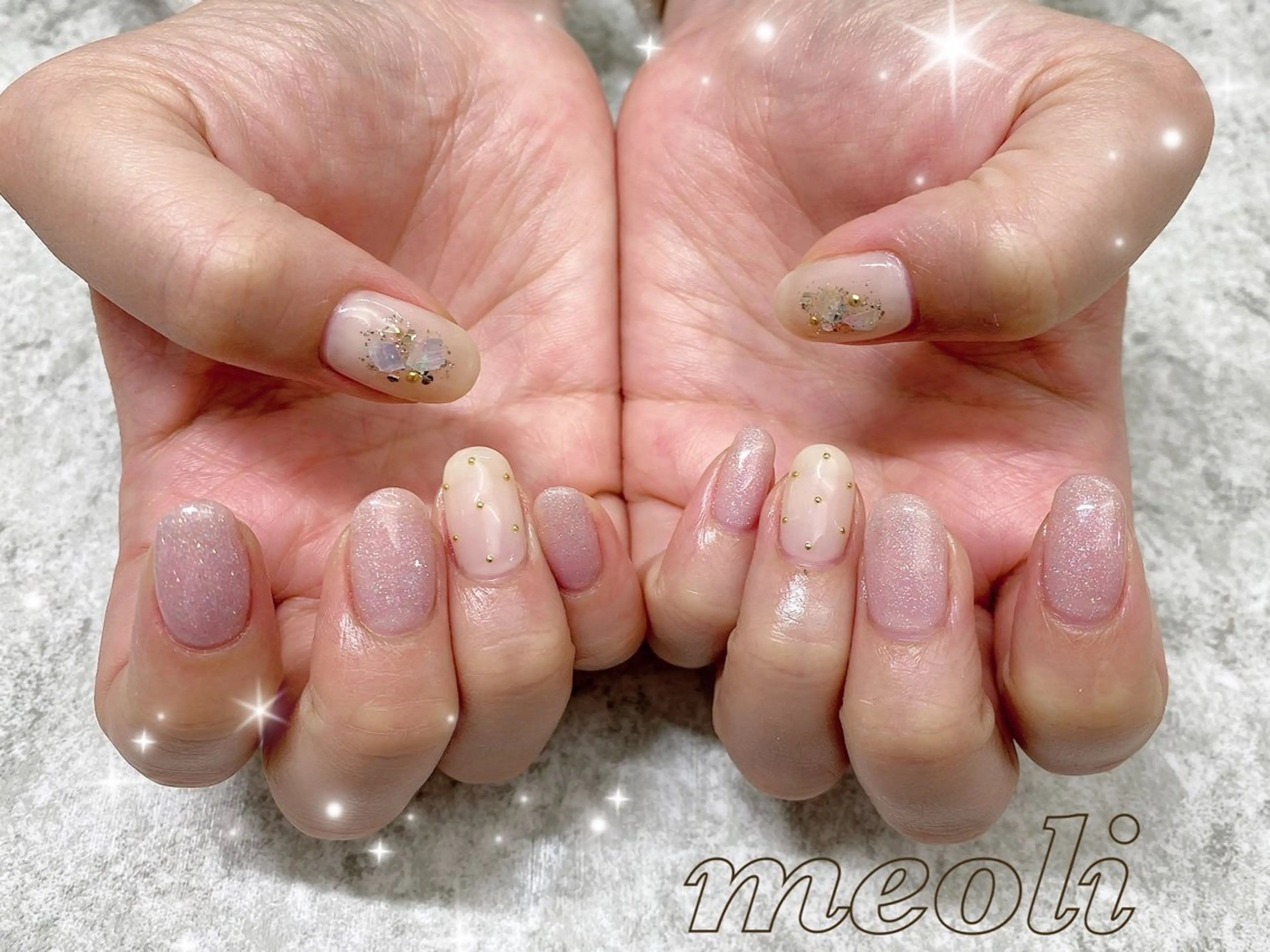 ネイル ハンドネイル nail salon meoli メグのネイルデザイン