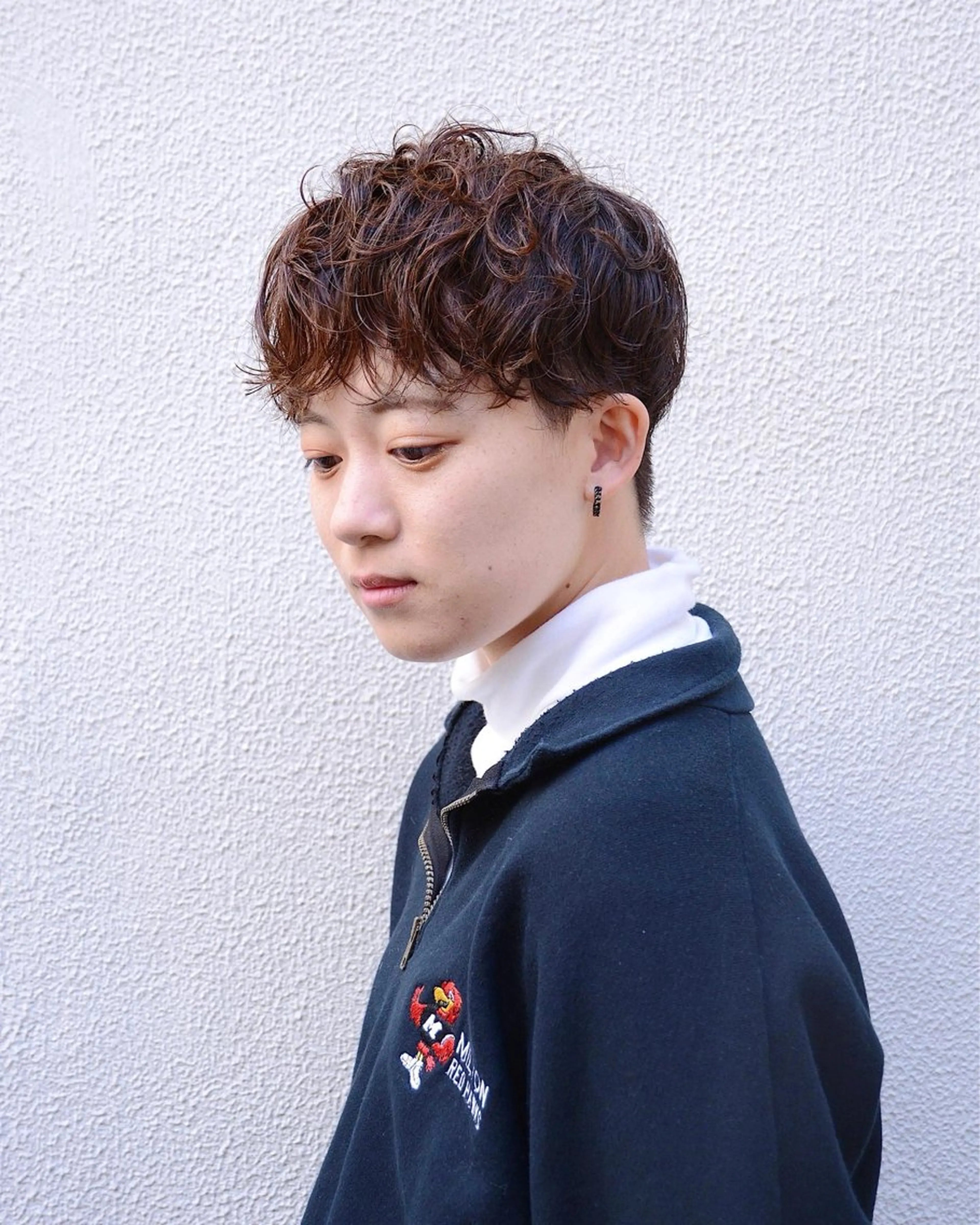 ショート パーマ ショートヘア すみとも るなのヘアスタイル