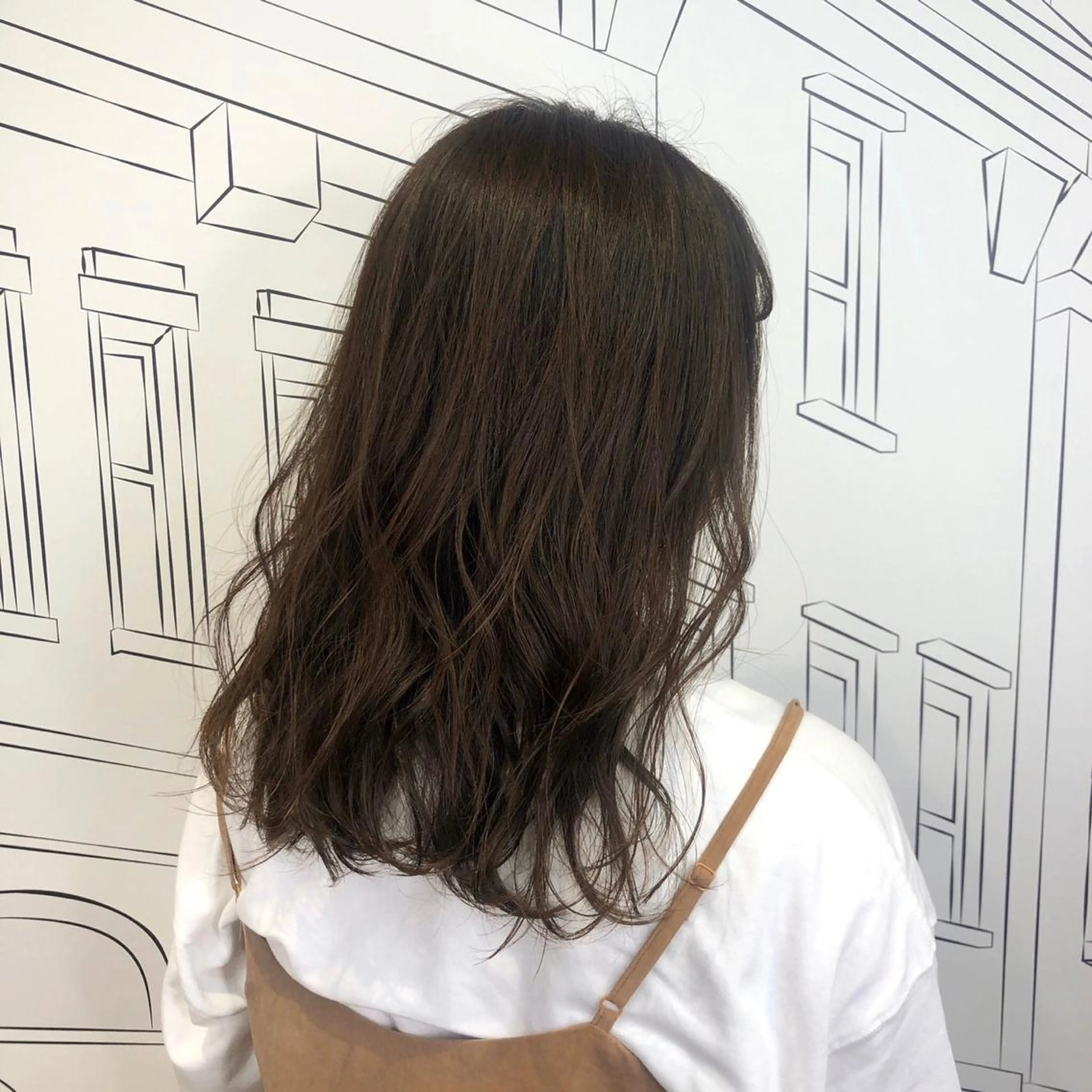 ロング 坪井 彰吾のヘアスタイル