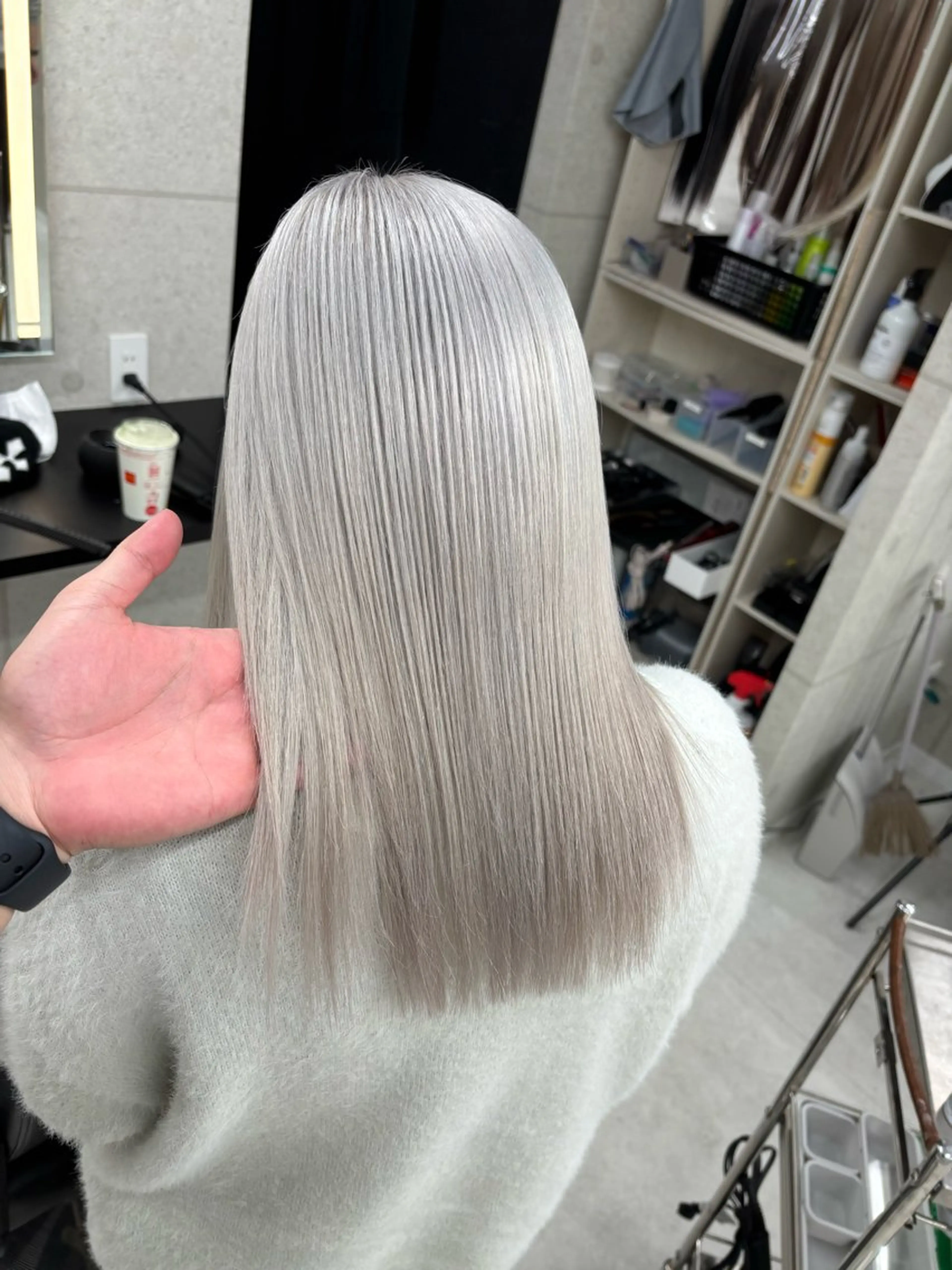 🎉【ミニモ限定】🎉ブリーチ+カラー+カット+トリートメント無料¥32900→¥12500の写真